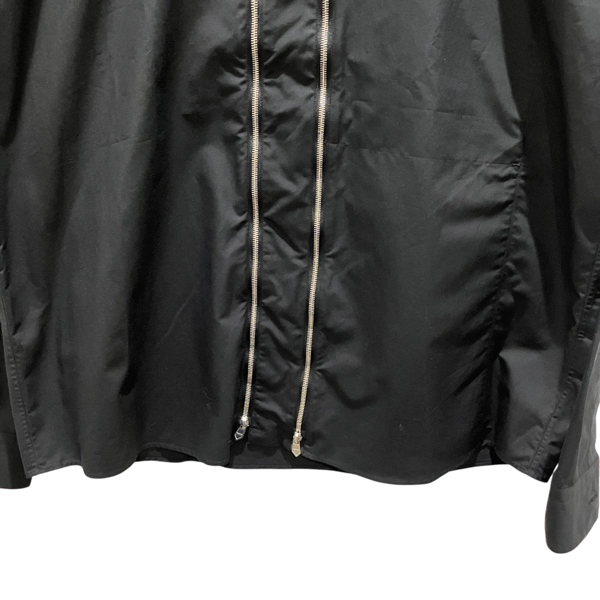 HERMES ジップシャツ 古着・中古-4枚目のアイテム画像