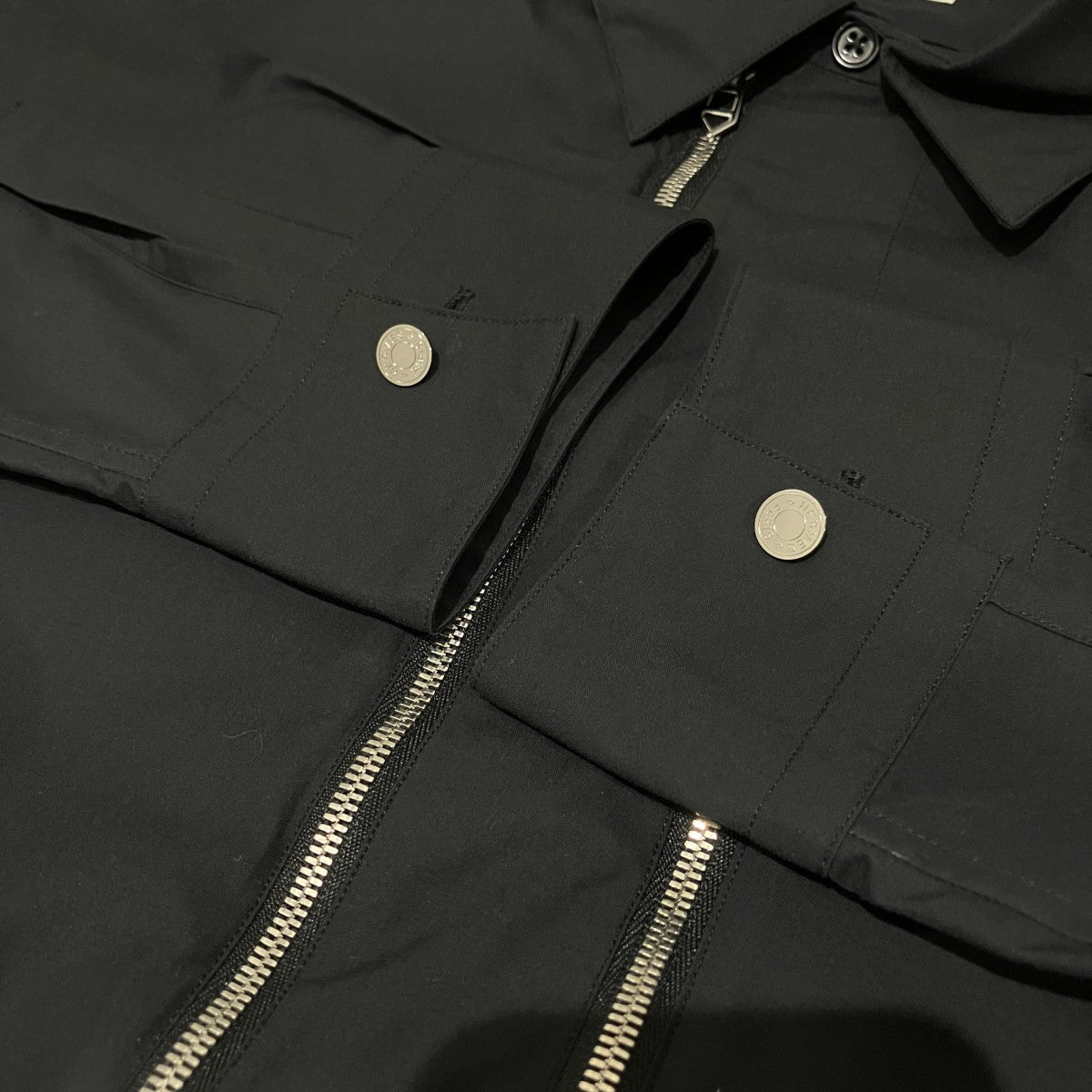 HERMES ジップシャツ 古着・中古-5枚目のアイテム画像
