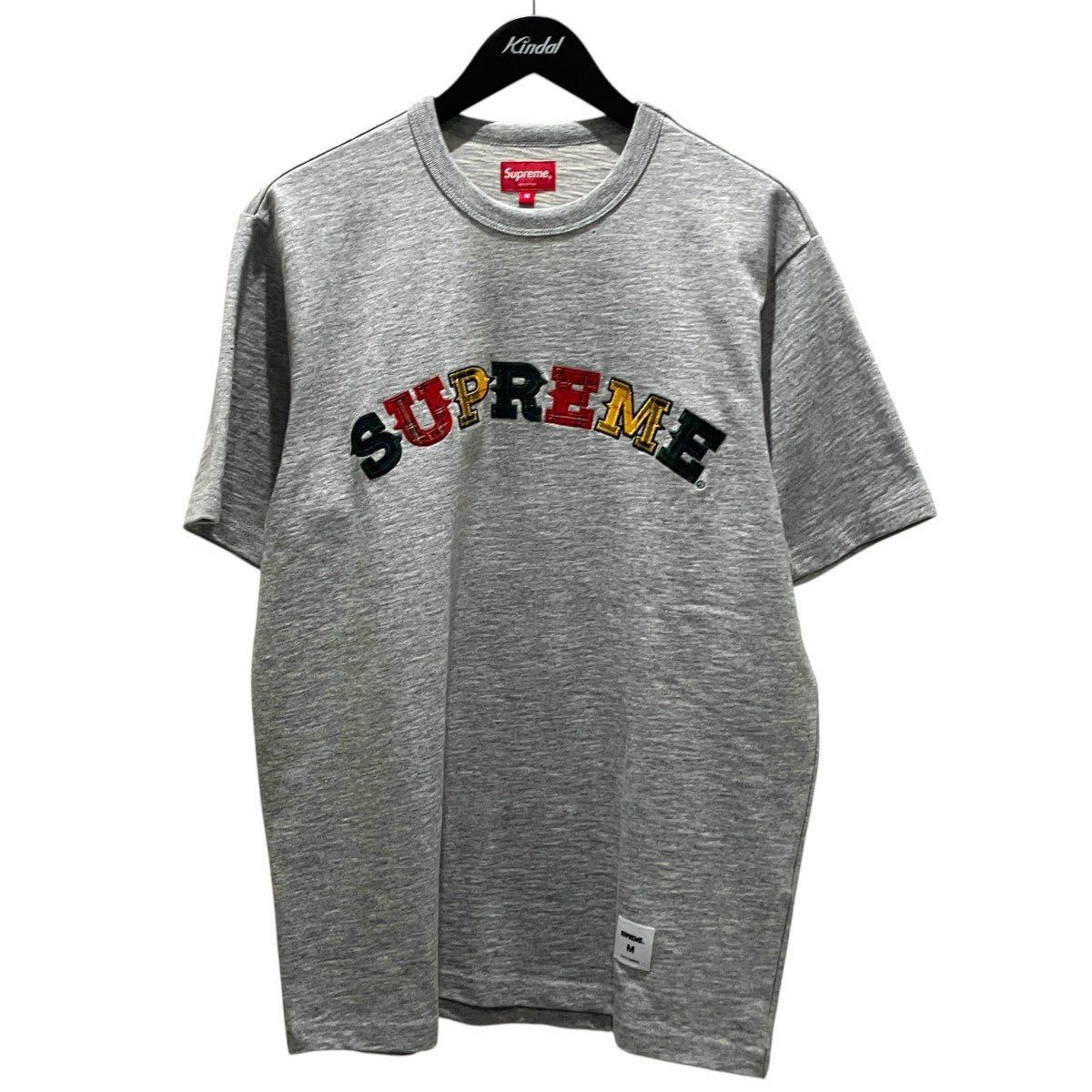 Supreme 【Plaid Applique S／S】ロゴTシャツ 古着・中古-1枚目のアイテム画像