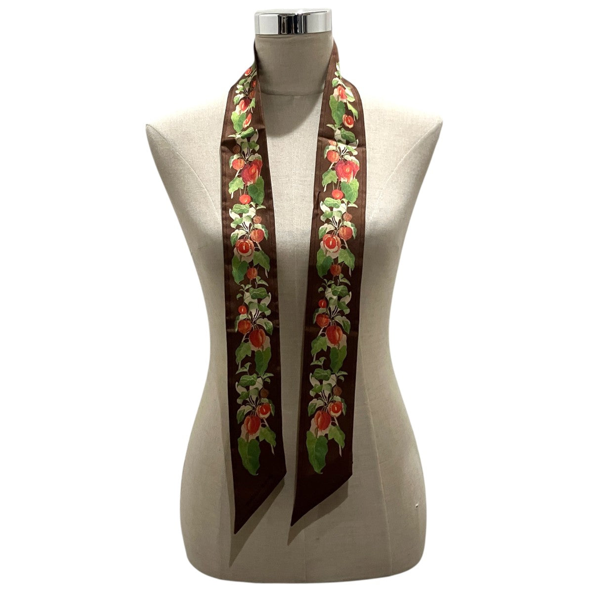 【AUTUMN FLOWER BANDEAU】シルクスカーフ