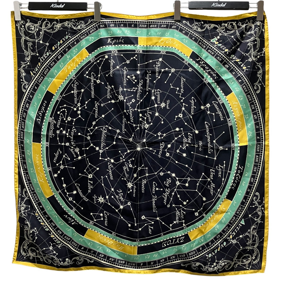 【STAR MAP】シルクスカーフ