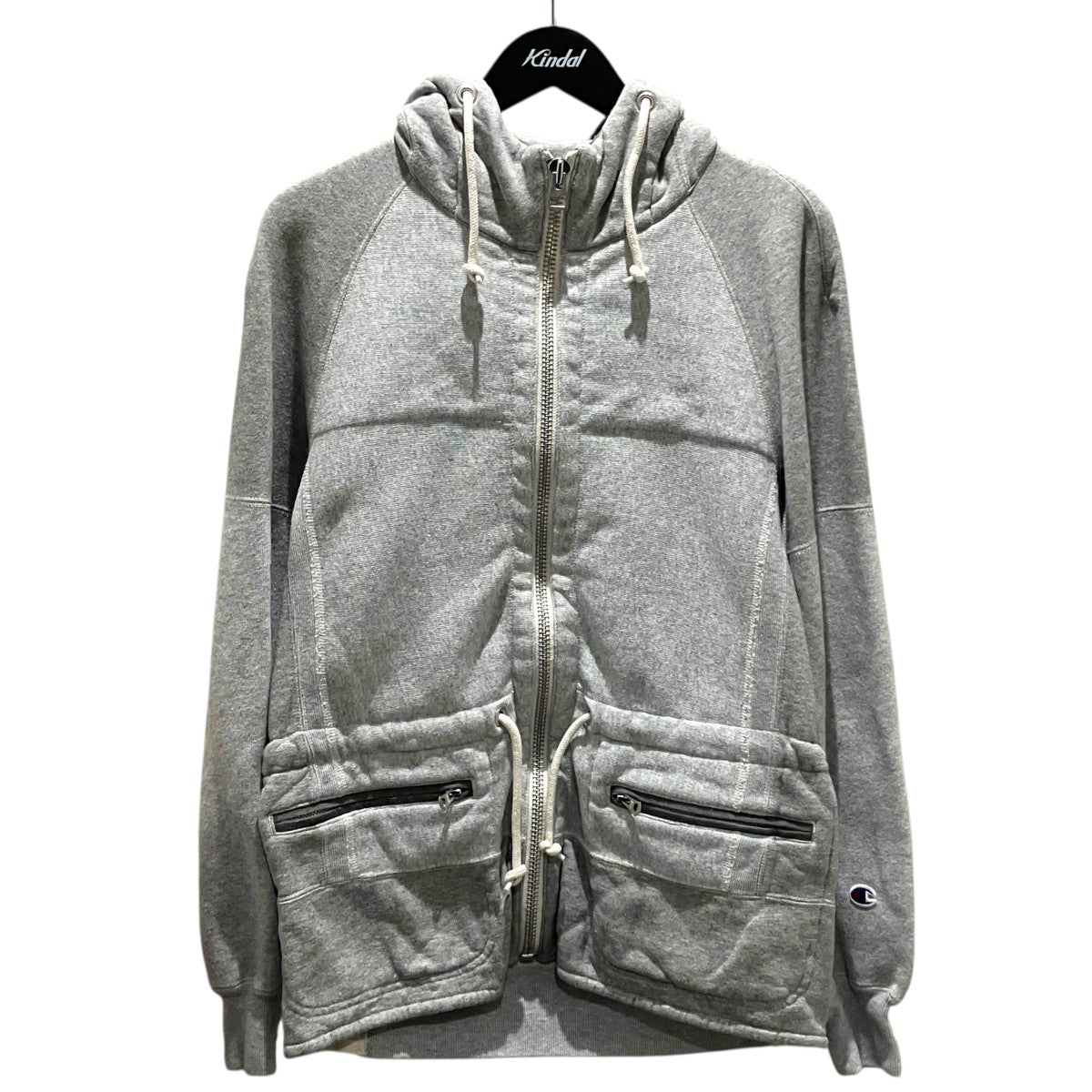 JUNYA WATANABE MAN×Champion REVERSE WEAVE 17AWジップパーカーWT-T905 古着・中古-1枚目のアイテム画像