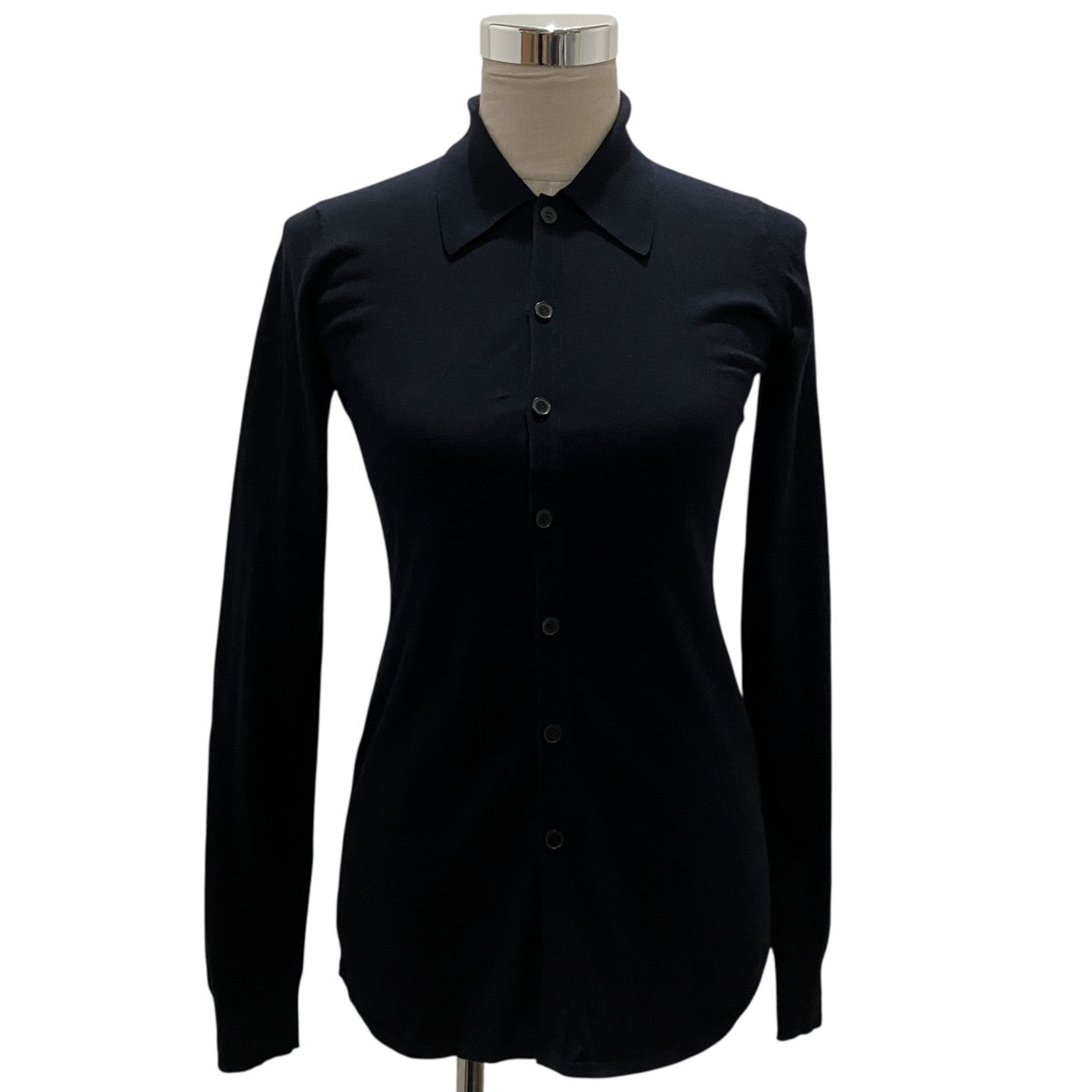【SUPER HIGH GAUGE COTTON KNIT SHIRT CARDIGAN】シャツカーディガンA24SC04PD