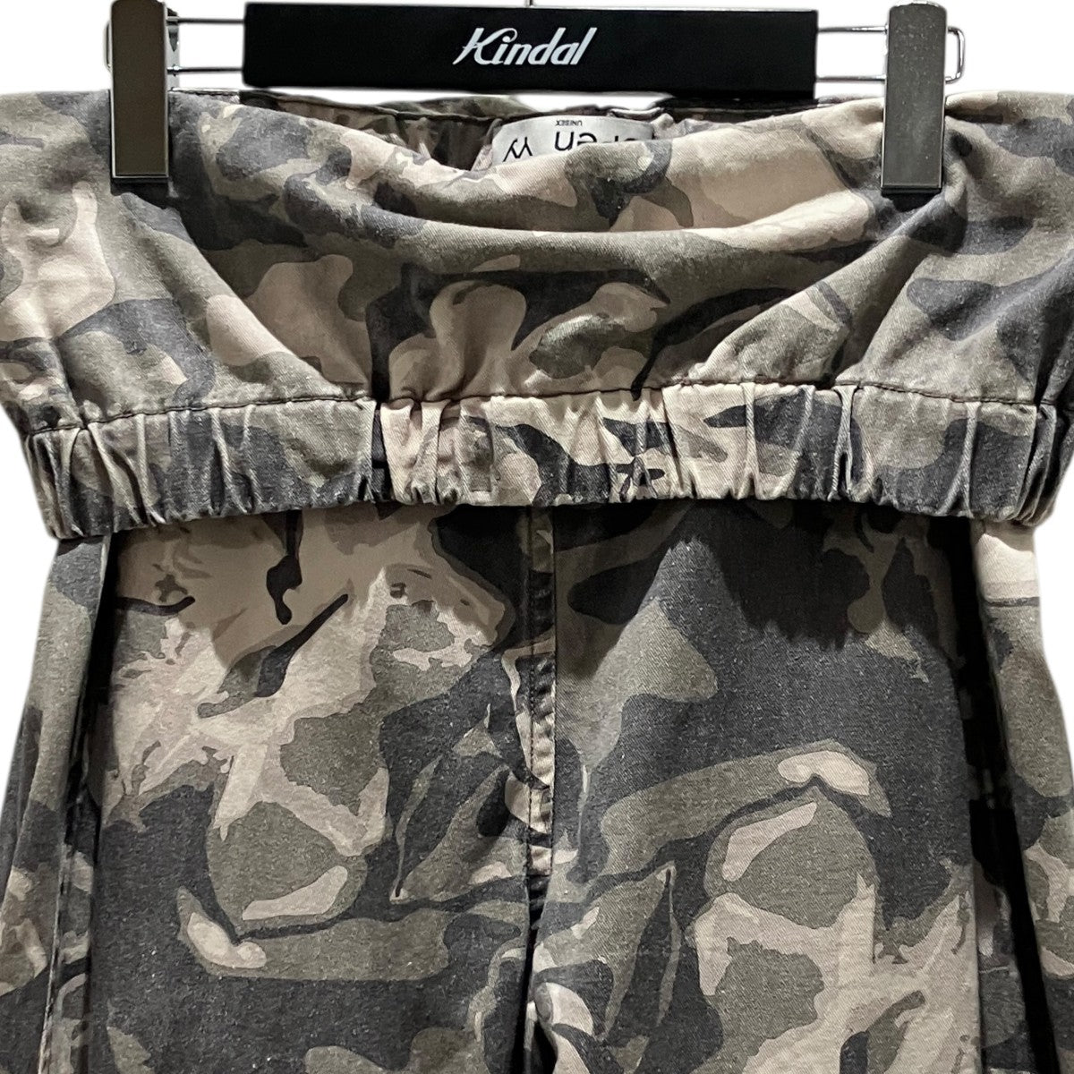 24SS【CAMO ROLLED WAIST CARGO PANTS】ミリタリーパンツYY241PT017