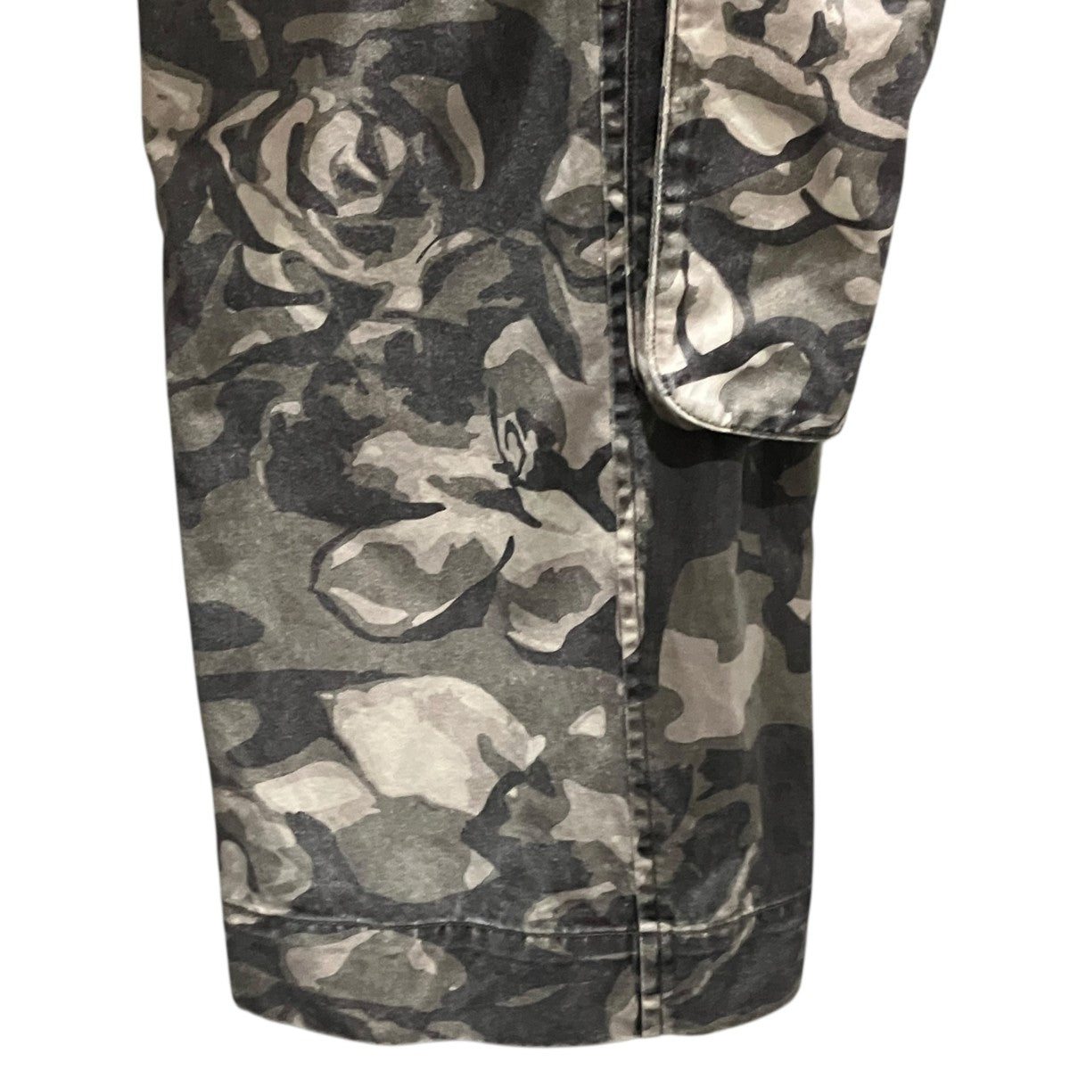 24SS【CAMO ROLLED WAIST CARGO PANTS】ミリタリーパンツYY241PT017