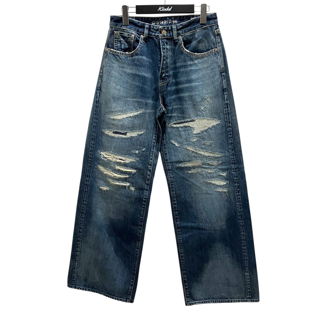 Denham ダメージ加工デニムパンツ02-26-04-11-100 古着・中古-1枚目のアイテム画像