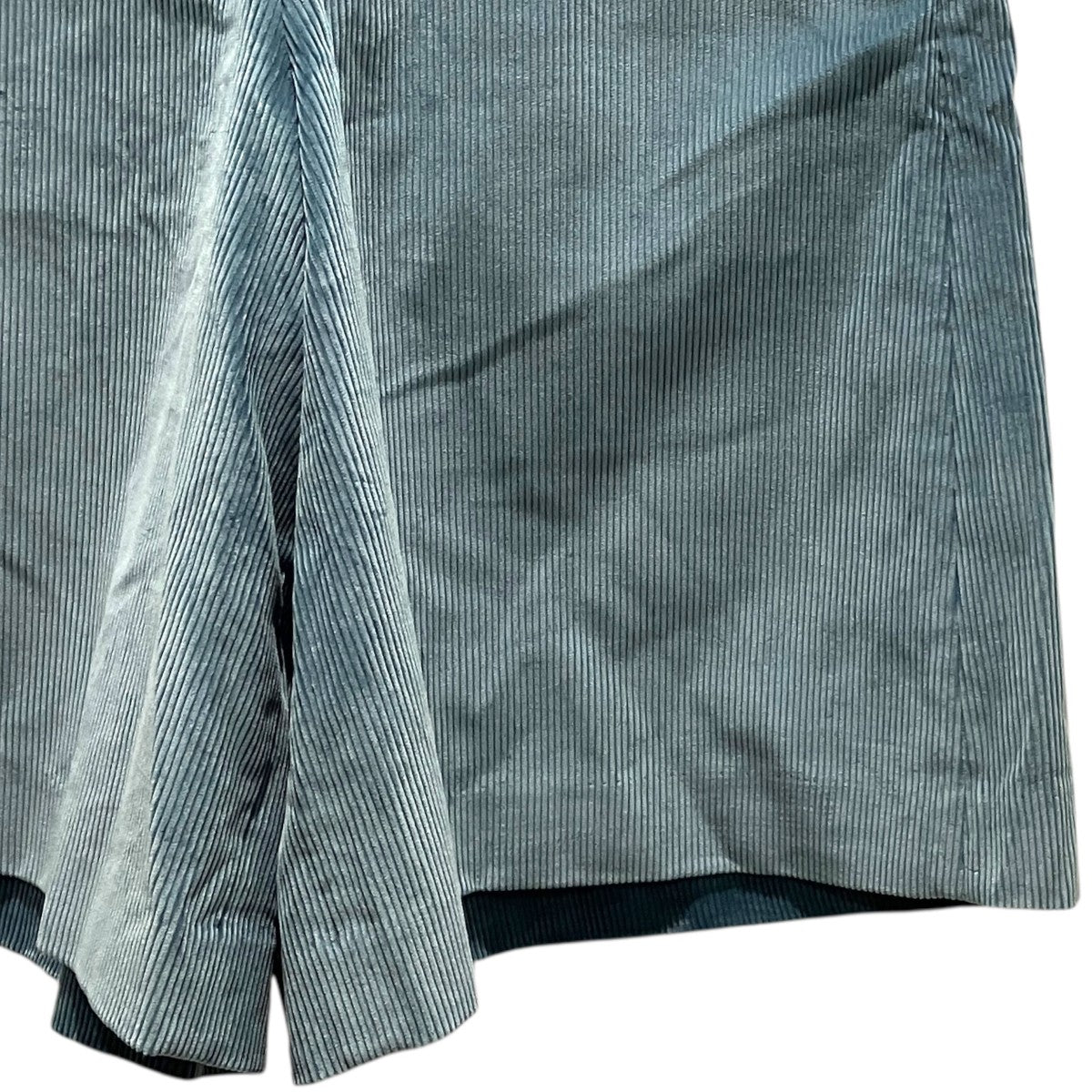 COMME des GARCONS HOMME PLUS 【CORDUROY WIDE LEG TROUSERS】コーデュロイハーフパンツPJ-P006 古着・中古-4枚目のアイテム画像