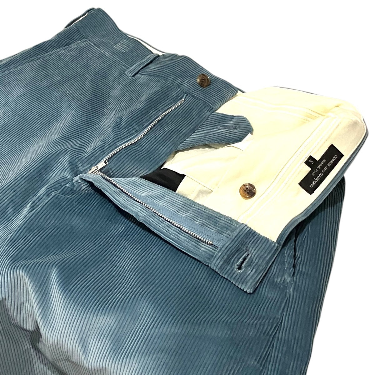 COMME des GARCONS HOMME PLUS 【CORDUROY WIDE LEG TROUSERS】コーデュロイハーフパンツPJ-P006 古着・中古-5枚目のアイテム画像
