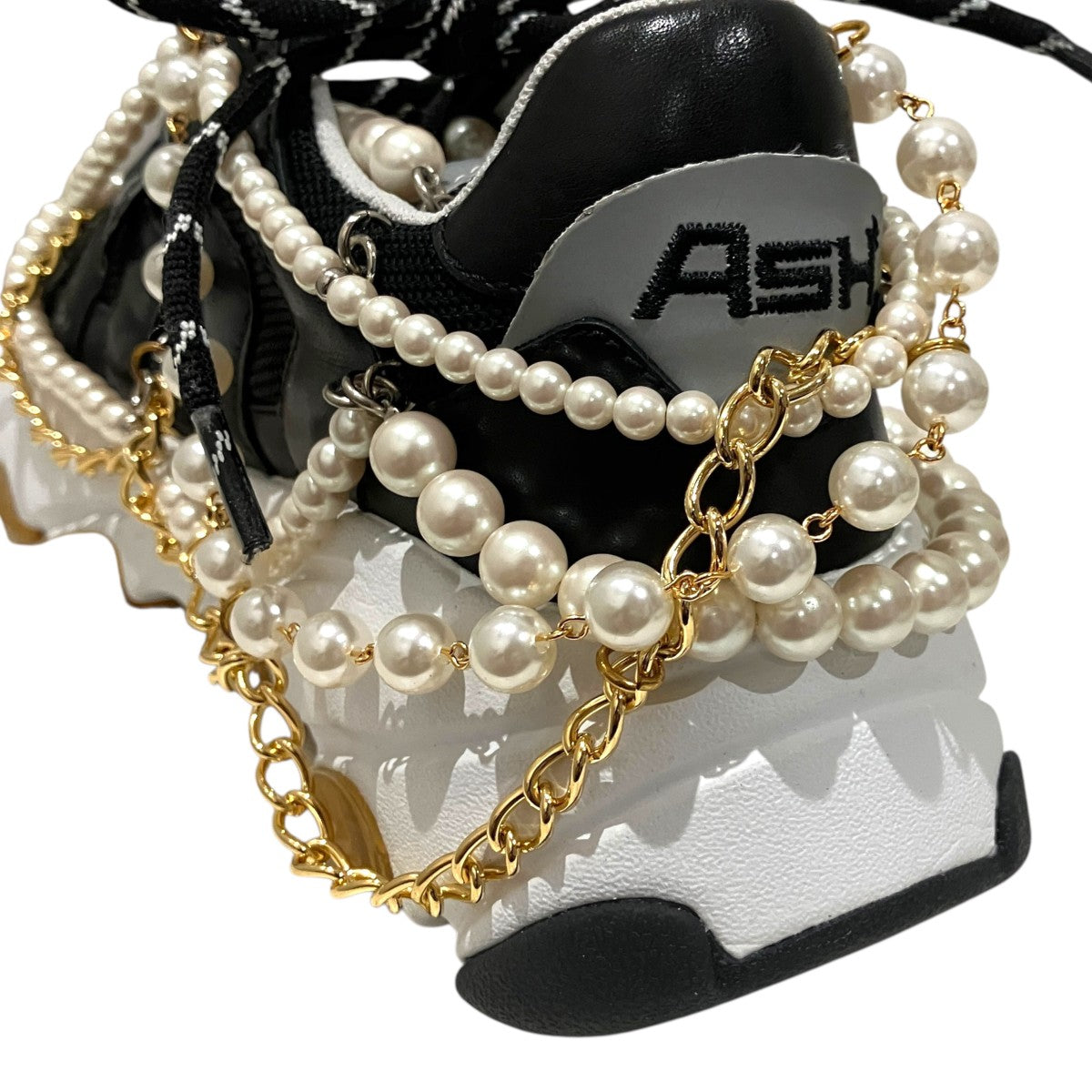 JUNYA WATANABE CDG×Ash 【Pearl Sneaker Is Embraced】パールチェーンスニーカー 古着・中古-6枚目のアイテム画像