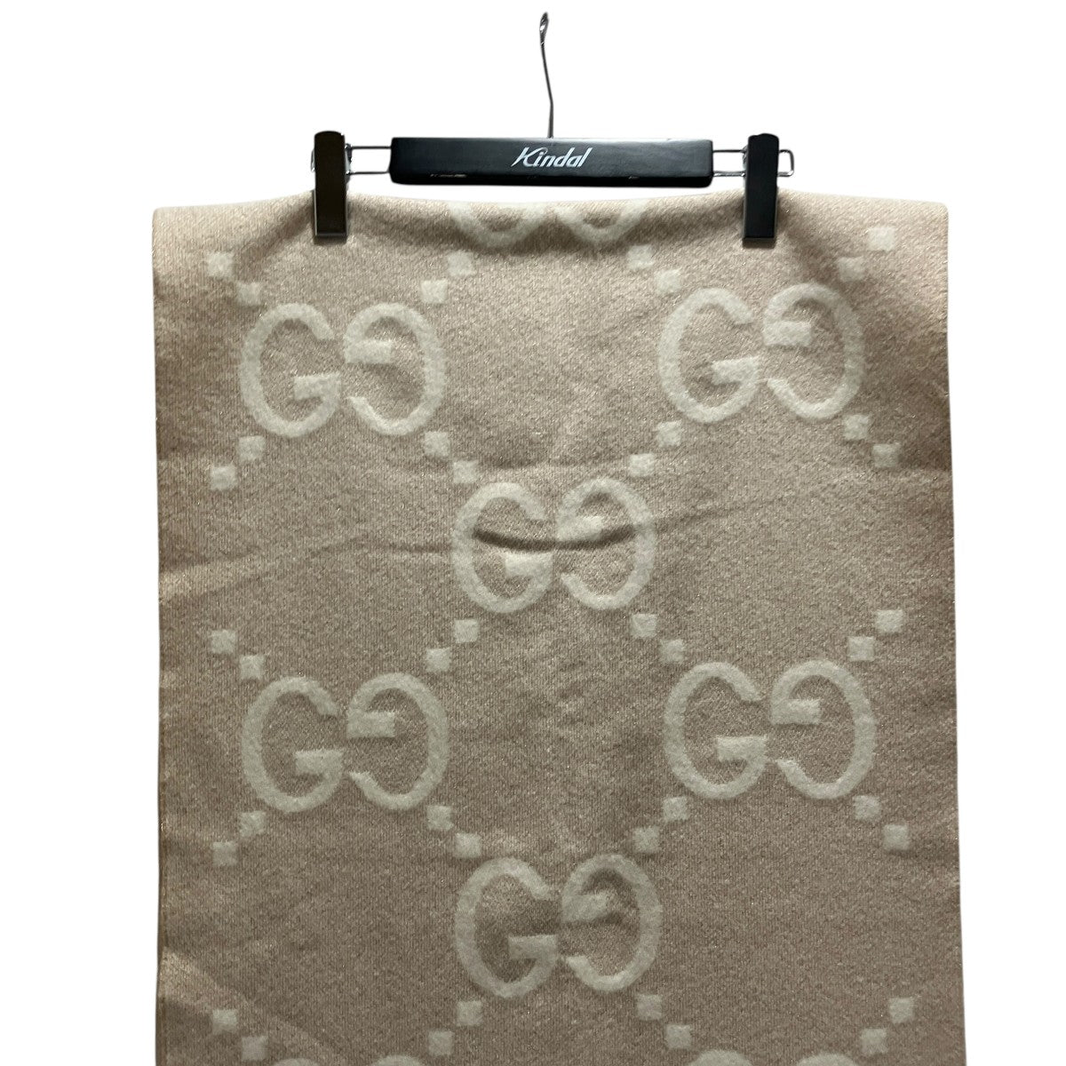 GUCCI GGカシミア ラメ ジャカードマフラー764635 古着・中古-3枚目のアイテム画像