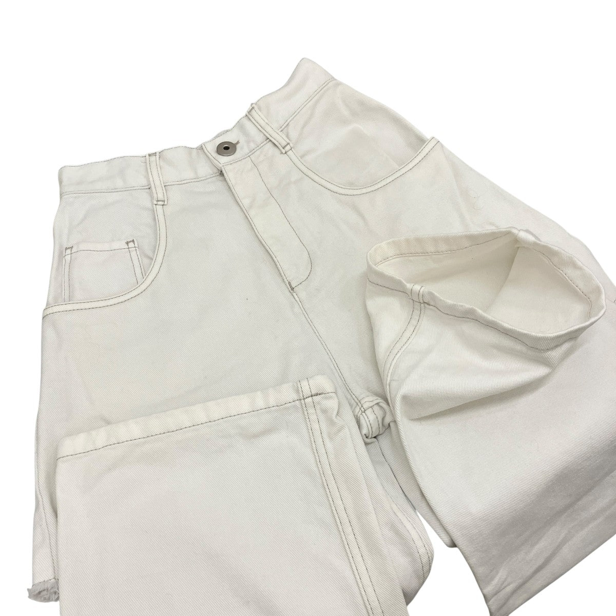 スラッシュデニムパンツS51LA0106