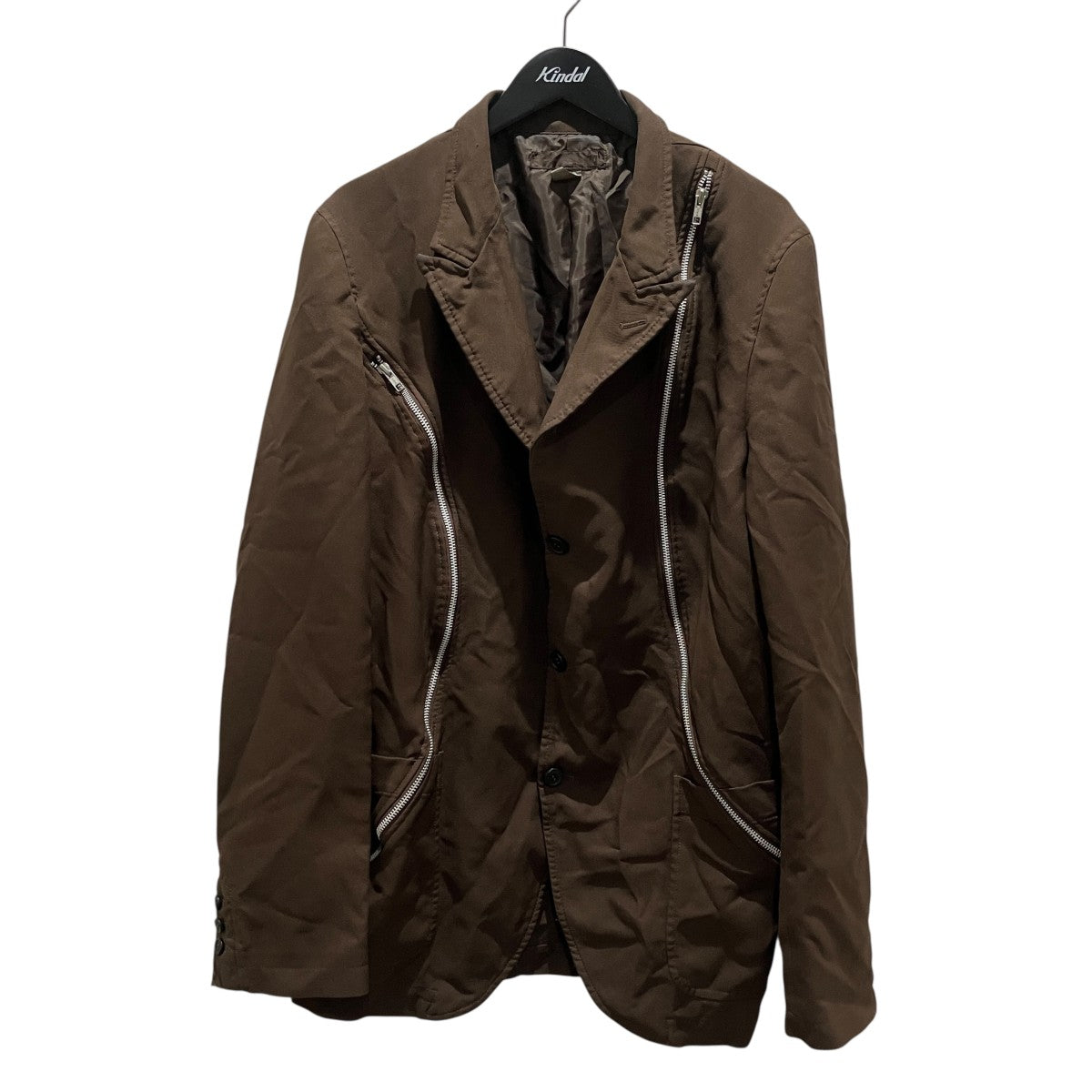 COMME des GARCONS SHIRT 26SS製品染めエステル縮絨ジップテーラードジャケットFQ-J510 古着・中古-1枚目のアイテム画像