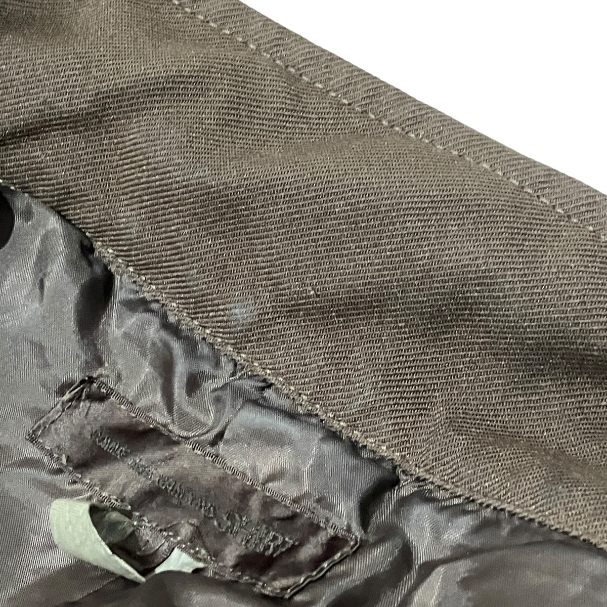 COMME des GARCONS SHIRT 26SS製品染めエステル縮絨ジップテーラードジャケットFQ-J510 古着・中古-6枚目のアイテム画像