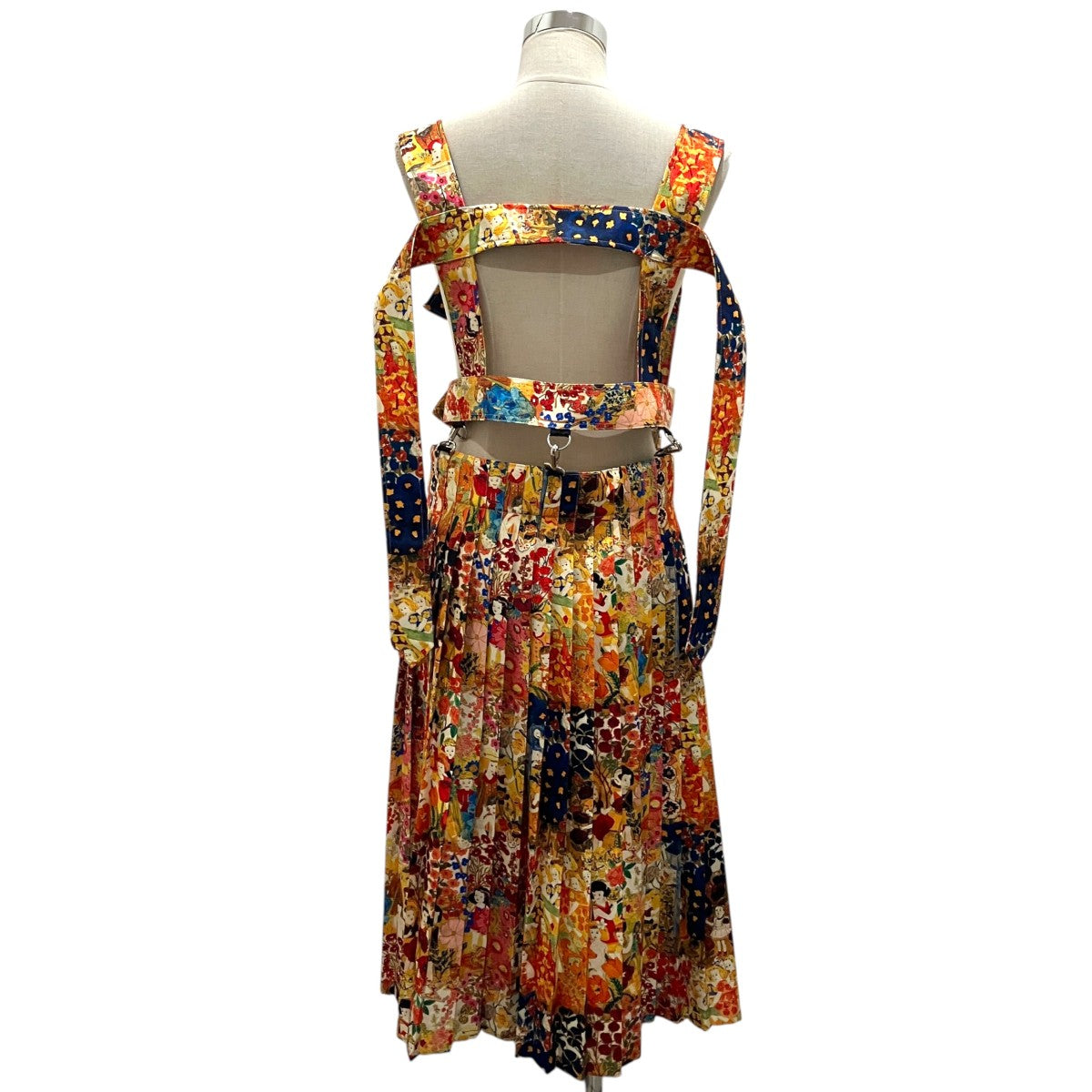 KIDILL×Henry Darger 総柄プリーツスカートKL649 古着・中古-2枚目のアイテム画像
