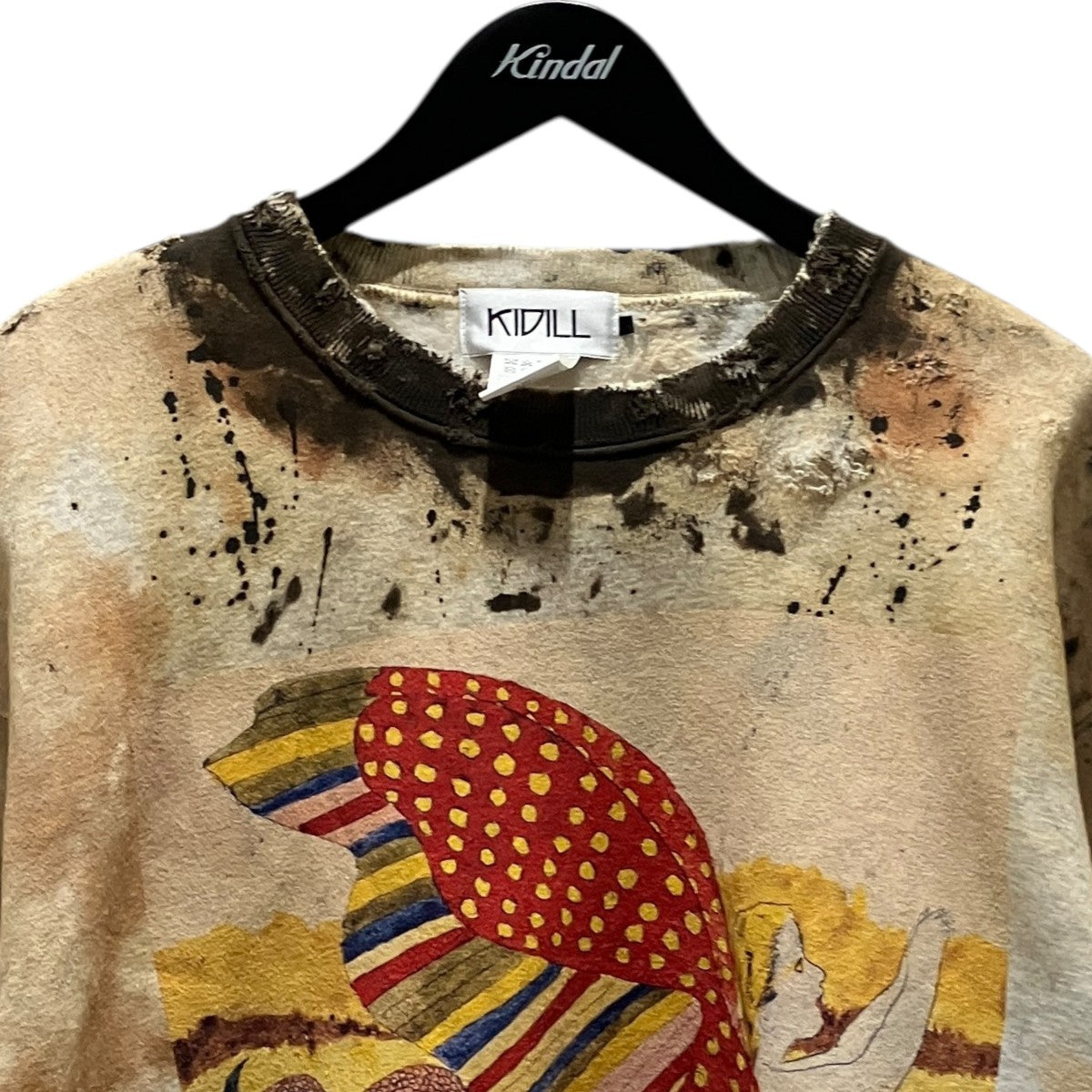 KIDILL×Henry Darger ダメージ加工スウェットKL662 古着・中古-3枚目のアイテム画像