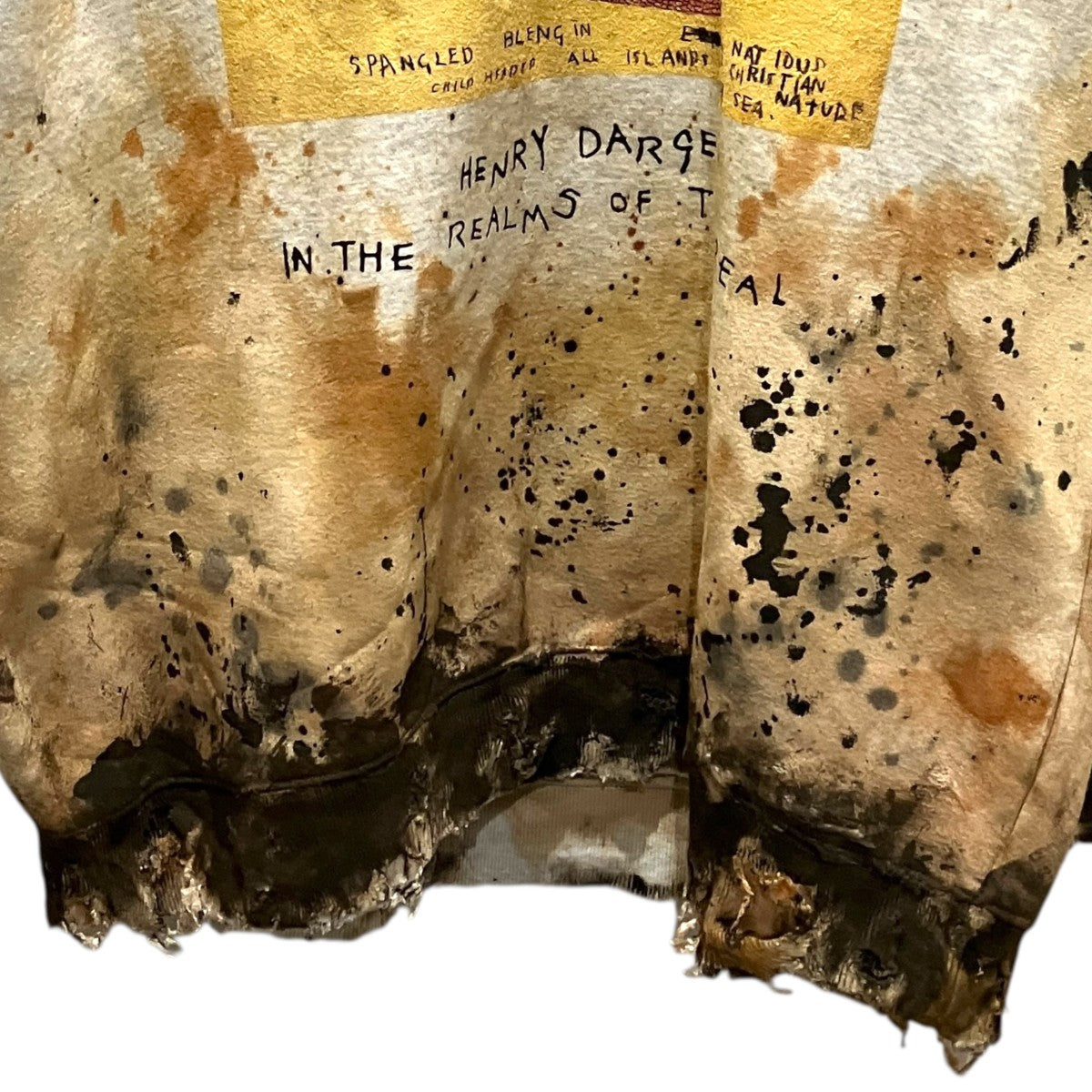 KIDILL×Henry Darger ダメージ加工スウェットKL662 古着・中古-4枚目のアイテム画像