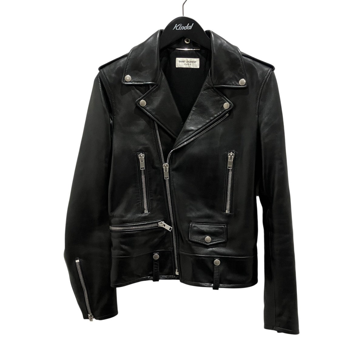 Saint Laurent Paris クラシックモーターサイクルジャケットダブルライダースジャケット397290 L01 古着・中古-1枚目のアイテム画像
