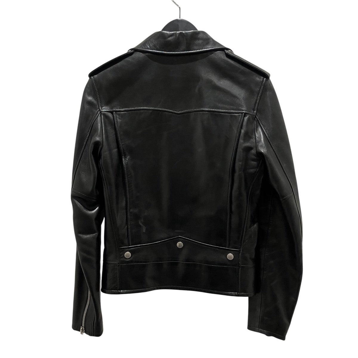 Saint Laurent Paris クラシックモーターサイクルジャケットダブルライダースジャケット397290 L01 古着・中古-2枚目のアイテム画像