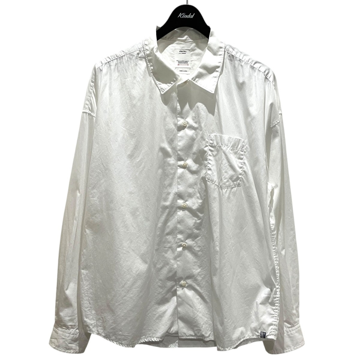 【26SS HEGEL SHIRT L／S】コットンシャツ0126105011010