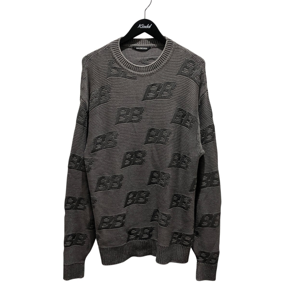 BALENCIAGA BBロゴニットセーター646993 古着・中古-1枚目のアイテム画像