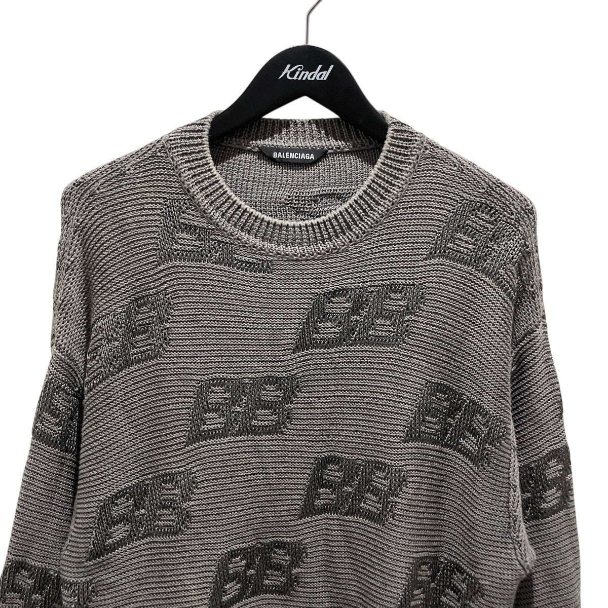 BALENCIAGA BBロゴニットセーター646993 古着・中古-3枚目のアイテム画像
