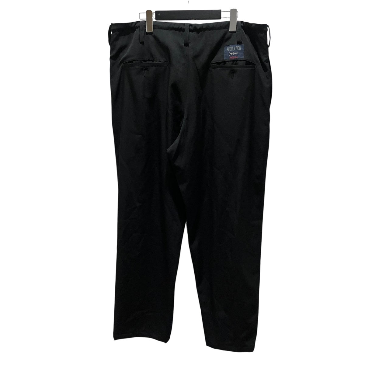 REGULATION Yohji Yamamoto GABARDINE STANDARD STRING PANTSワイドパンツHK-P01-140 古着・中古-2枚目のアイテム画像