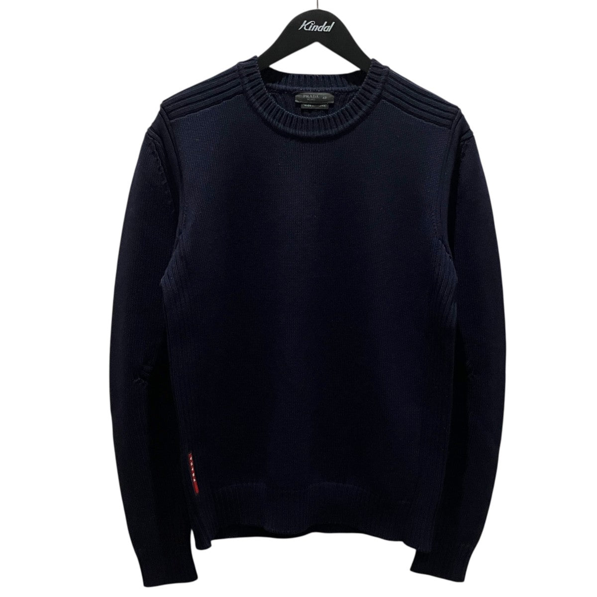 PRADA サイドラバーロゴニットSMM906 古着・中古-1枚目のアイテム画像