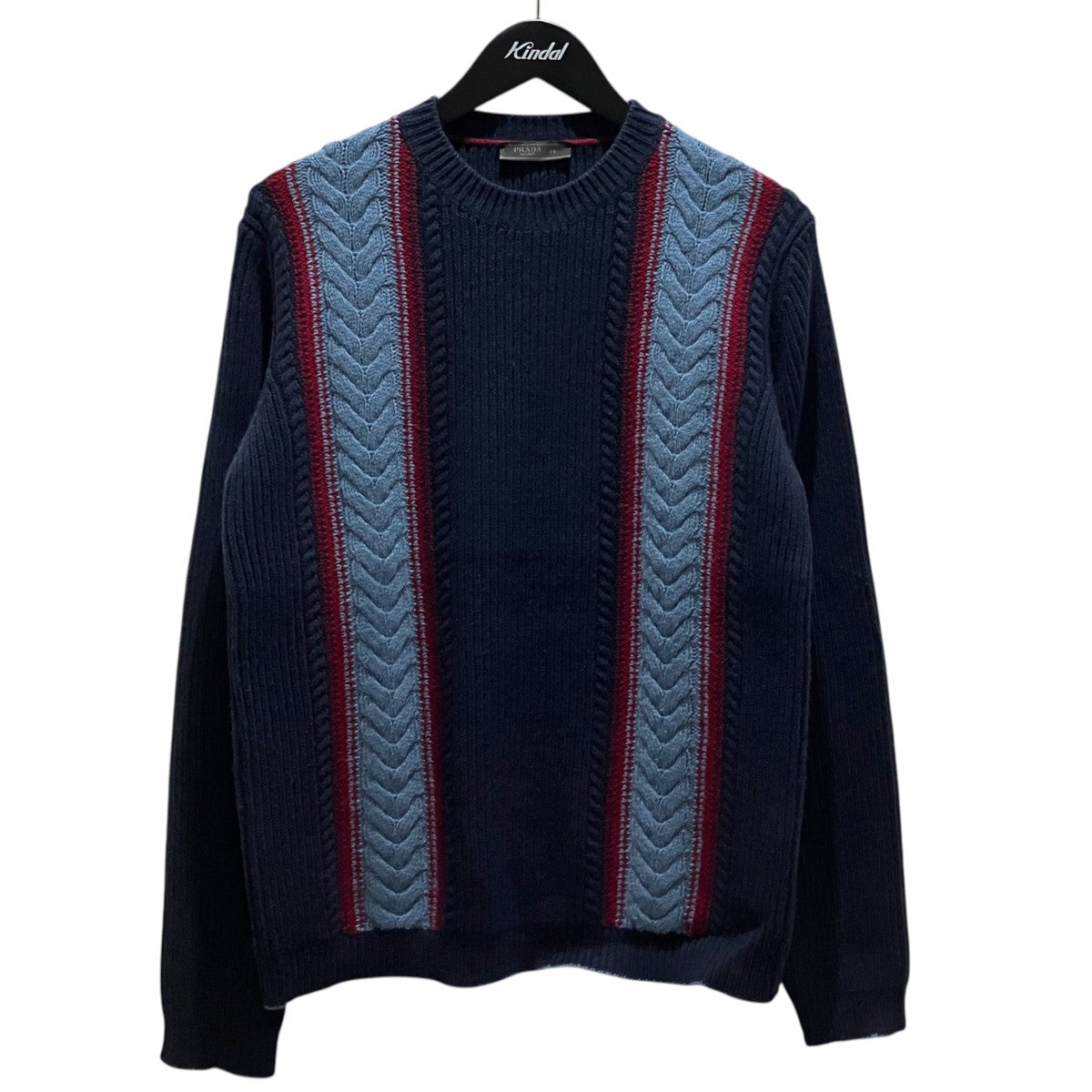 PRADA ケーブルニットUMA671 古着・中古-1枚目のアイテム画像