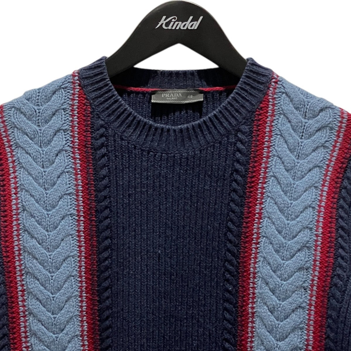 PRADA ケーブルニットUMA671 古着・中古-3枚目のアイテム画像