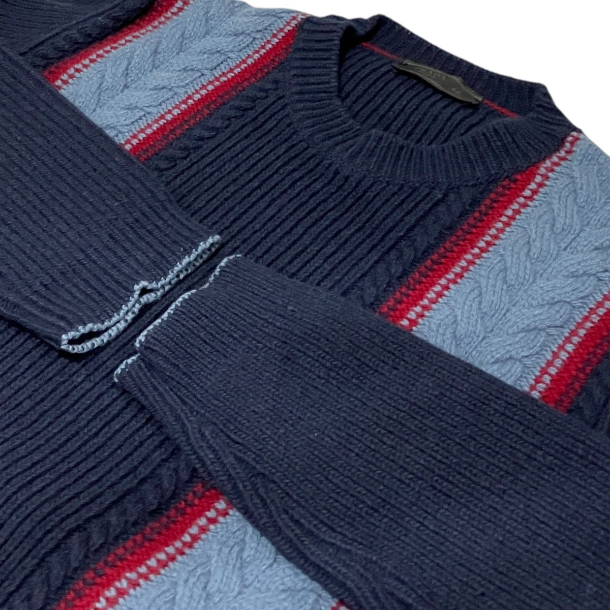 PRADA ケーブルニットUMA671 古着・中古-5枚目のアイテム画像