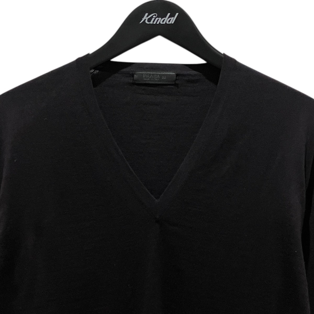 PRADA VネックニットUMM985 古着・中古-3枚目のアイテム画像