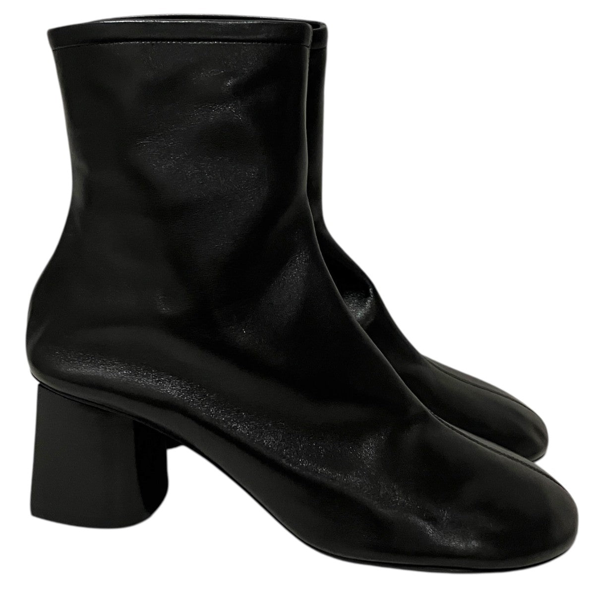 BALENCIAGA 【ラウンドトゥ レザーショートブーツ】ショートブーツ753603 古着・中古-4枚目のアイテム画像