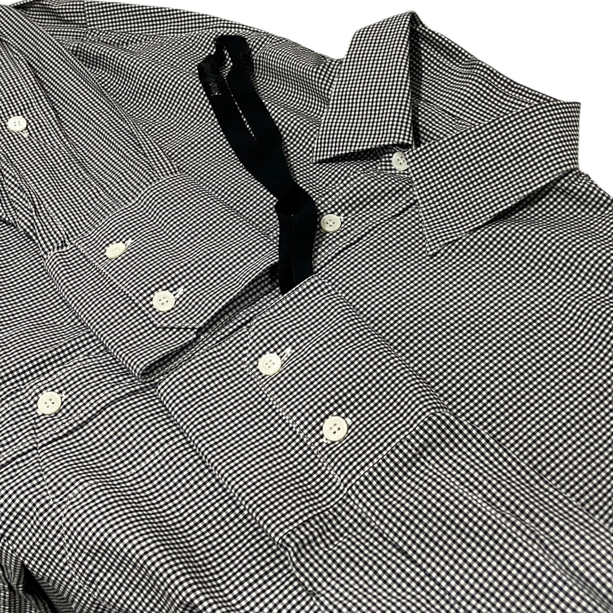 MARINA YEE 【Oversized ORIGAMI Shirt】ギンガムチェックシャツ0068 003 古着・中古-5枚目のアイテム画像