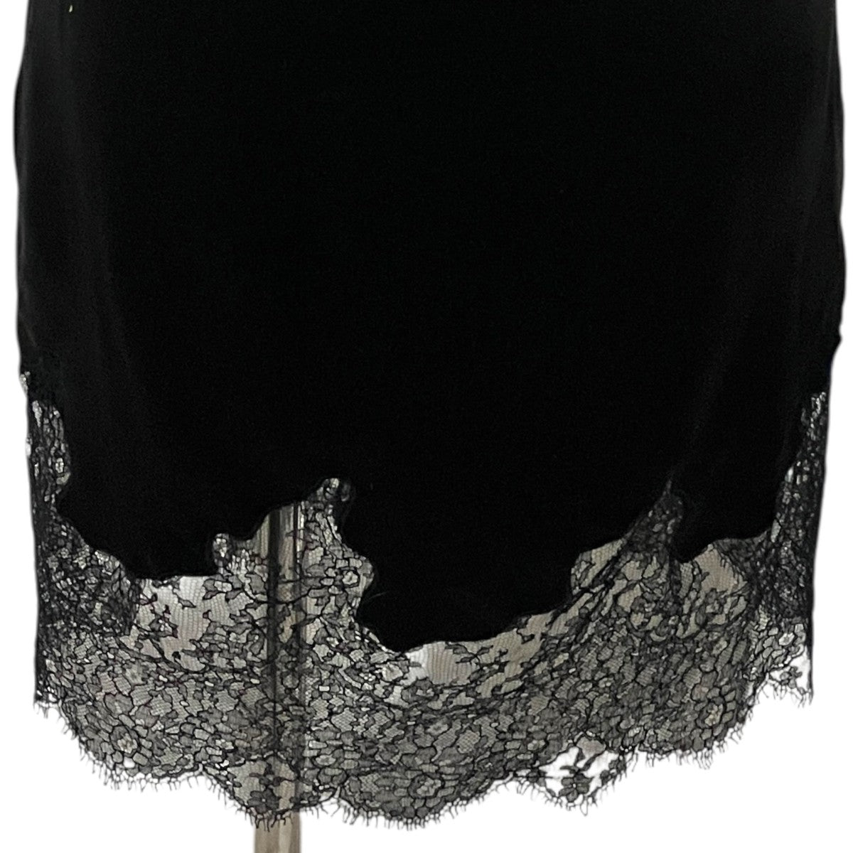 Saint Laurent Paris レース切替シルクワンピース728815 古着・中古-5枚目のアイテム画像