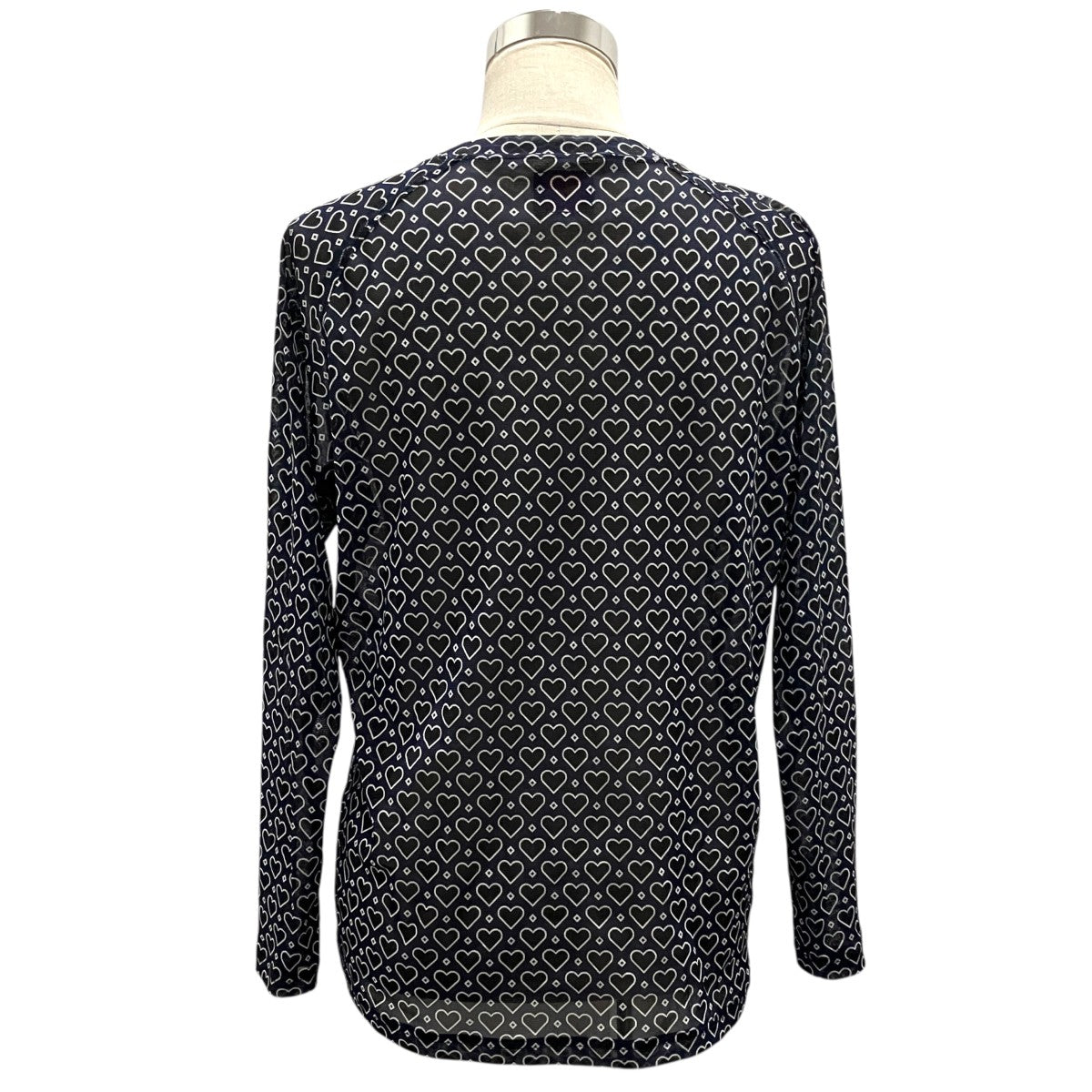 Needles×BEAMS BOY シースルーハートカットソーSX1511 古着・中古-2枚目のアイテム画像