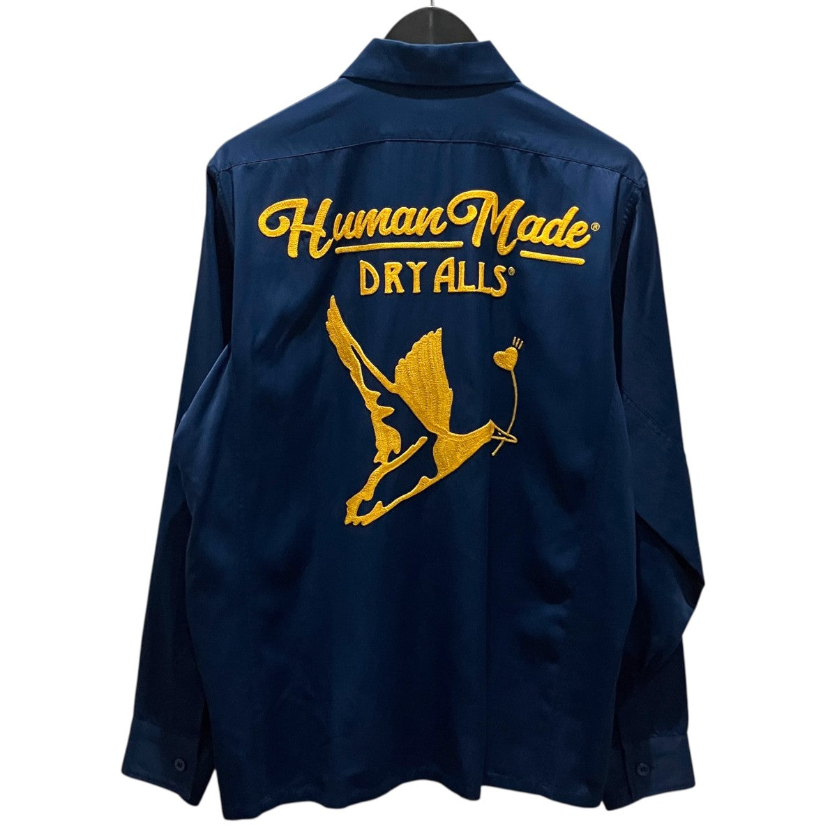 HUMAN MADE 【DRY ALLS】バック刺繍ワークシャツ 古着・中古-2枚目のアイテム画像