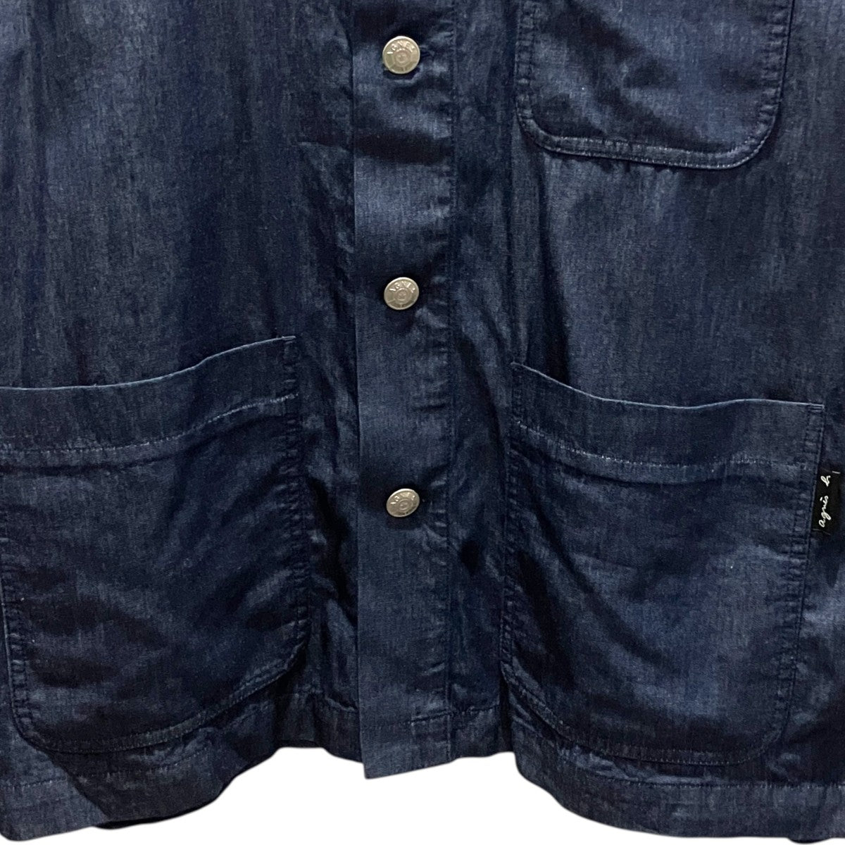 agnes b homme 26SSシャンブレーシャツ 古着・中古-4枚目のアイテム画像