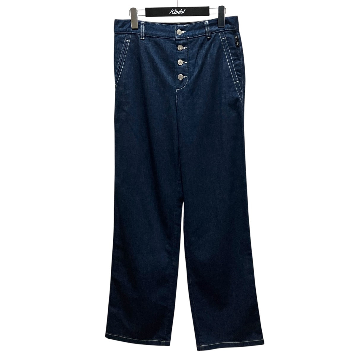 agnes b 26SSハイウエストデニムパンツ 古着・中古-1枚目のアイテム画像