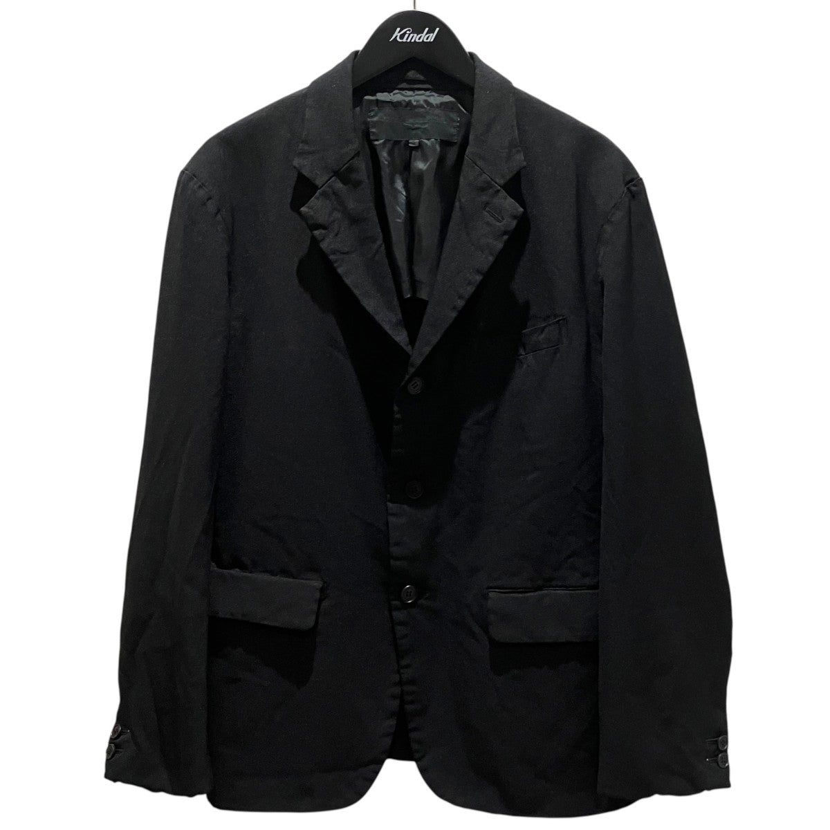 COMME des GARCONS HOMME 24SS製品染めエステル縮絨3BテーラードジャケットHM-J007 古着・中古-1枚目のアイテム画像