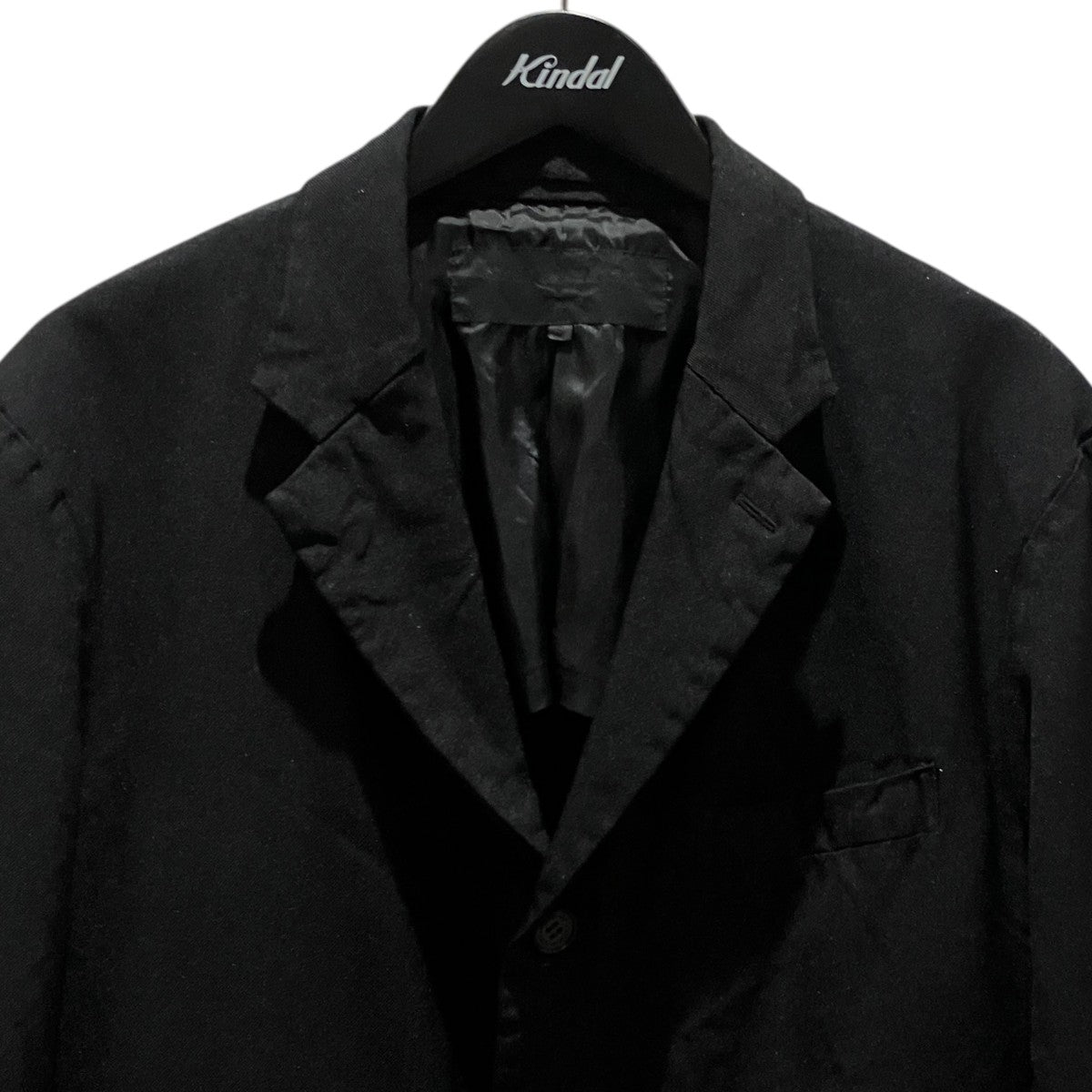 COMME des GARCONS HOMME 24SS製品染めエステル縮絨3BテーラードジャケットHM-J007 古着・中古-3枚目のアイテム画像