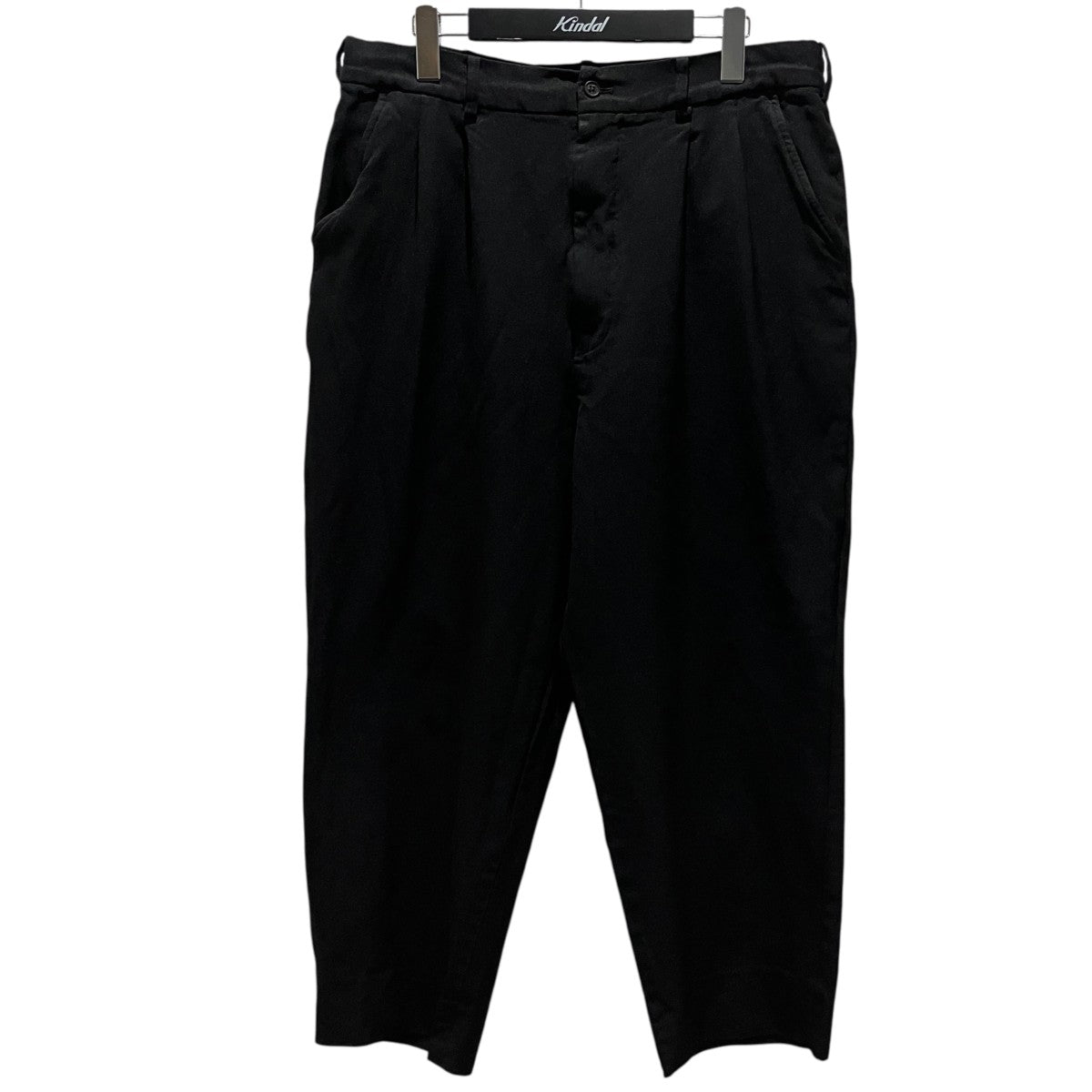 COMME des GARCONS HOMME 24SS製品染めエステル縮絨ワイドテーパードパンツHM-P010 古着・中古-1枚目のアイテム画像
