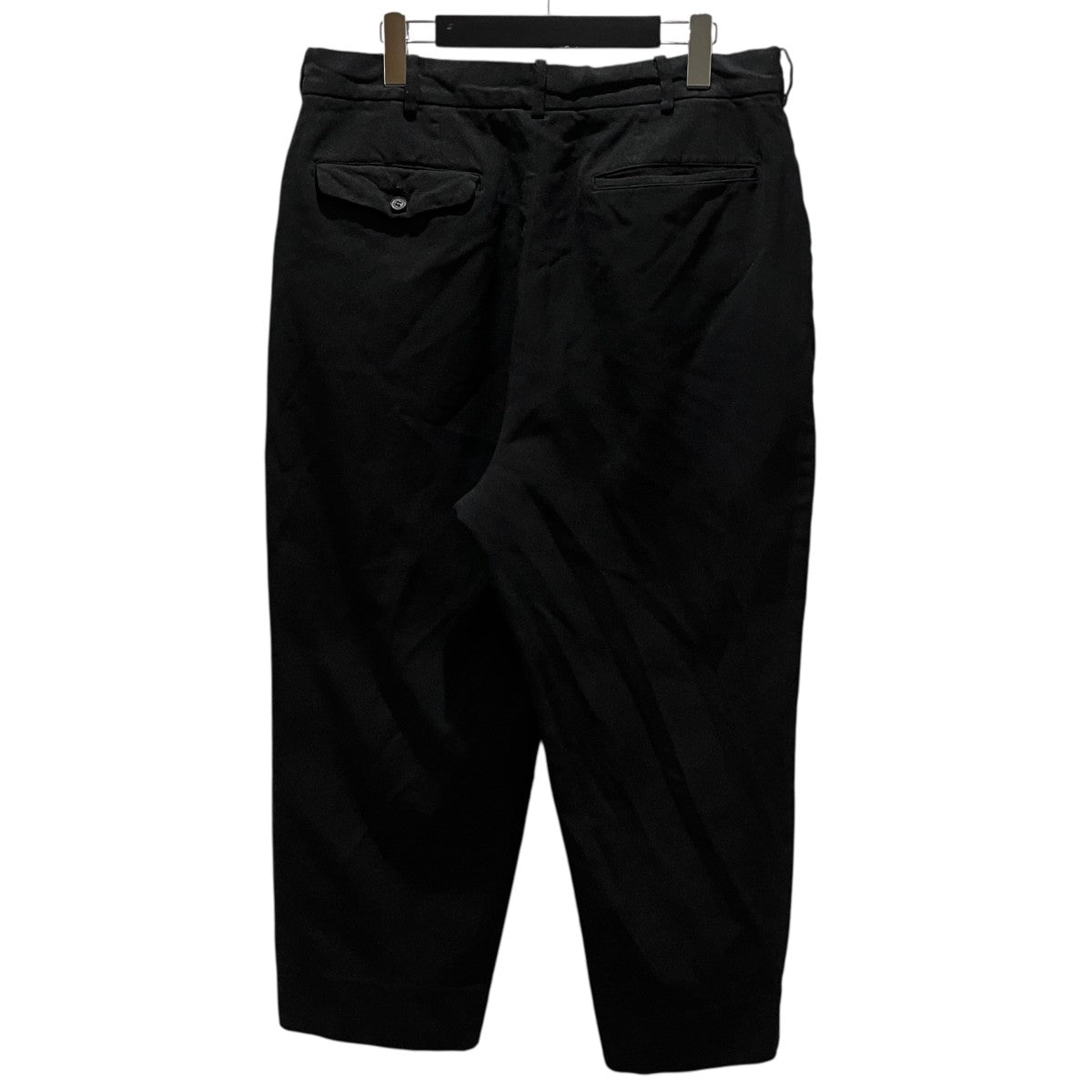 COMME des GARCONS HOMME 24SS製品染めエステル縮絨ワイドテーパードパンツHM-P010 古着・中古-2枚目のアイテム画像