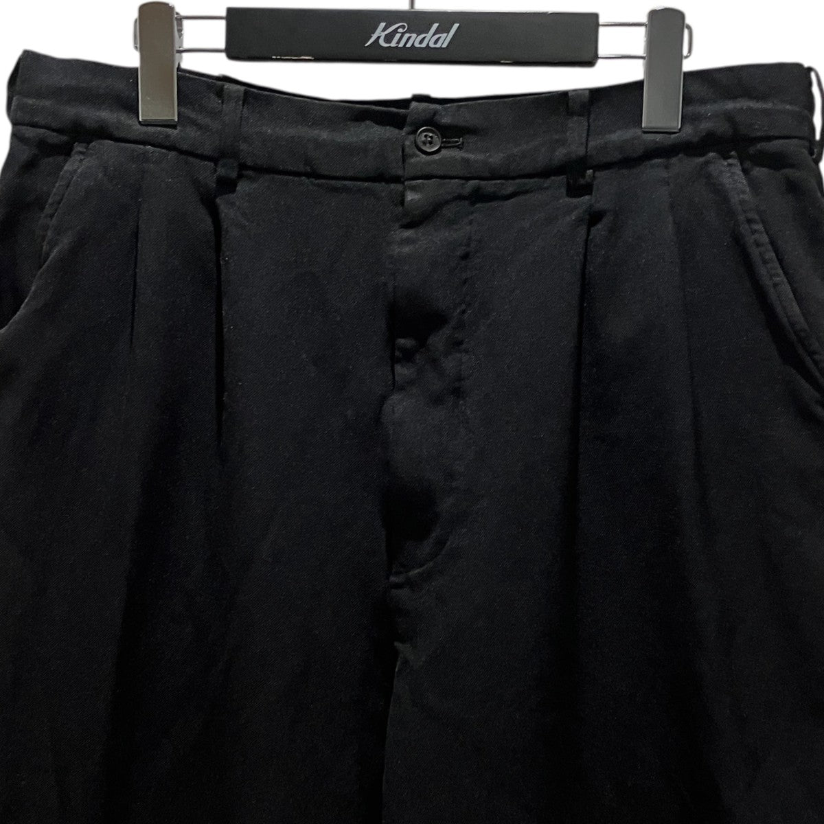 COMME des GARCONS HOMME 24SS製品染めエステル縮絨ワイドテーパードパンツHM-P010 古着・中古-3枚目のアイテム画像