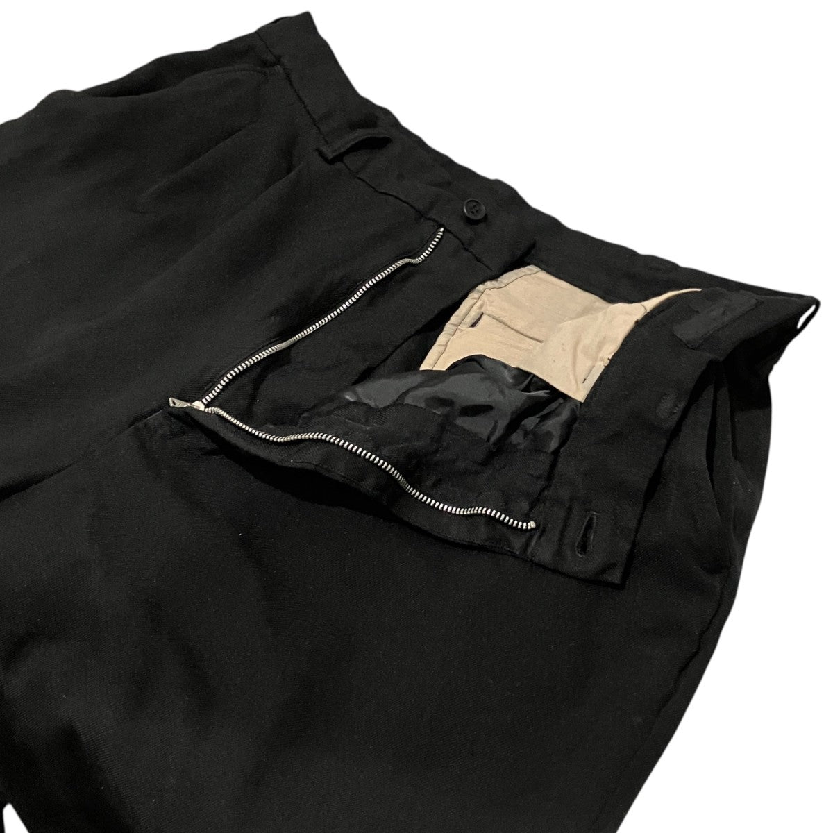 COMME des GARCONS HOMME 24SS製品染めエステル縮絨ワイドテーパードパンツHM-P010 古着・中古-5枚目のアイテム画像