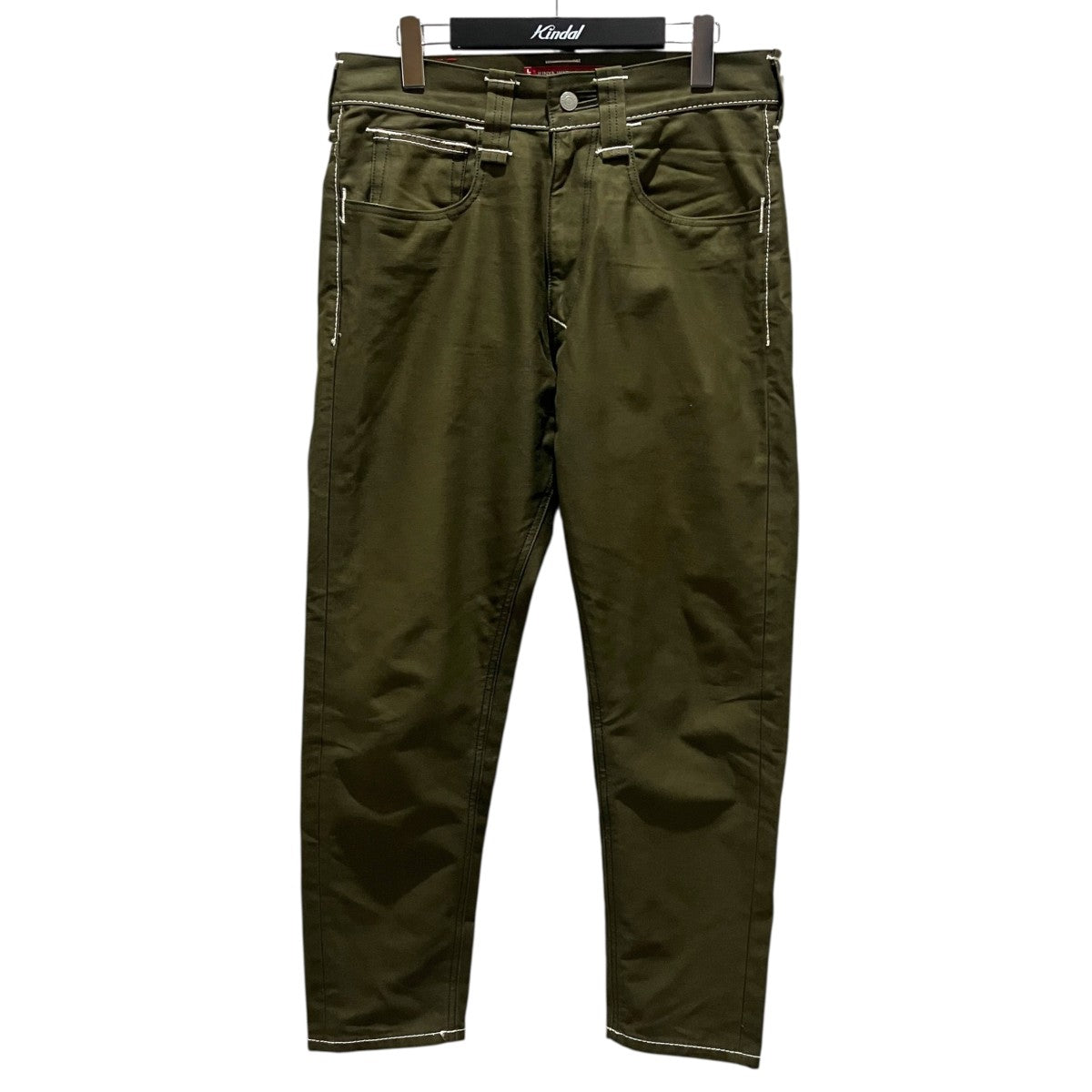 JUNYA WATANABE MAN×LEVI’S 21AWホワイトステッチコトンパンツWH-P201 古着・中古-1枚目のアイテム画像