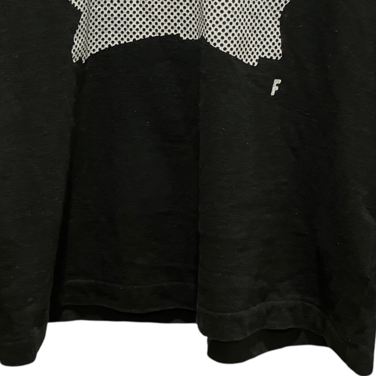 BLACK COMME des GARCONS 23AW3連リボン長袖TシャツLL-T005 古着・中古-4枚目のアイテム画像