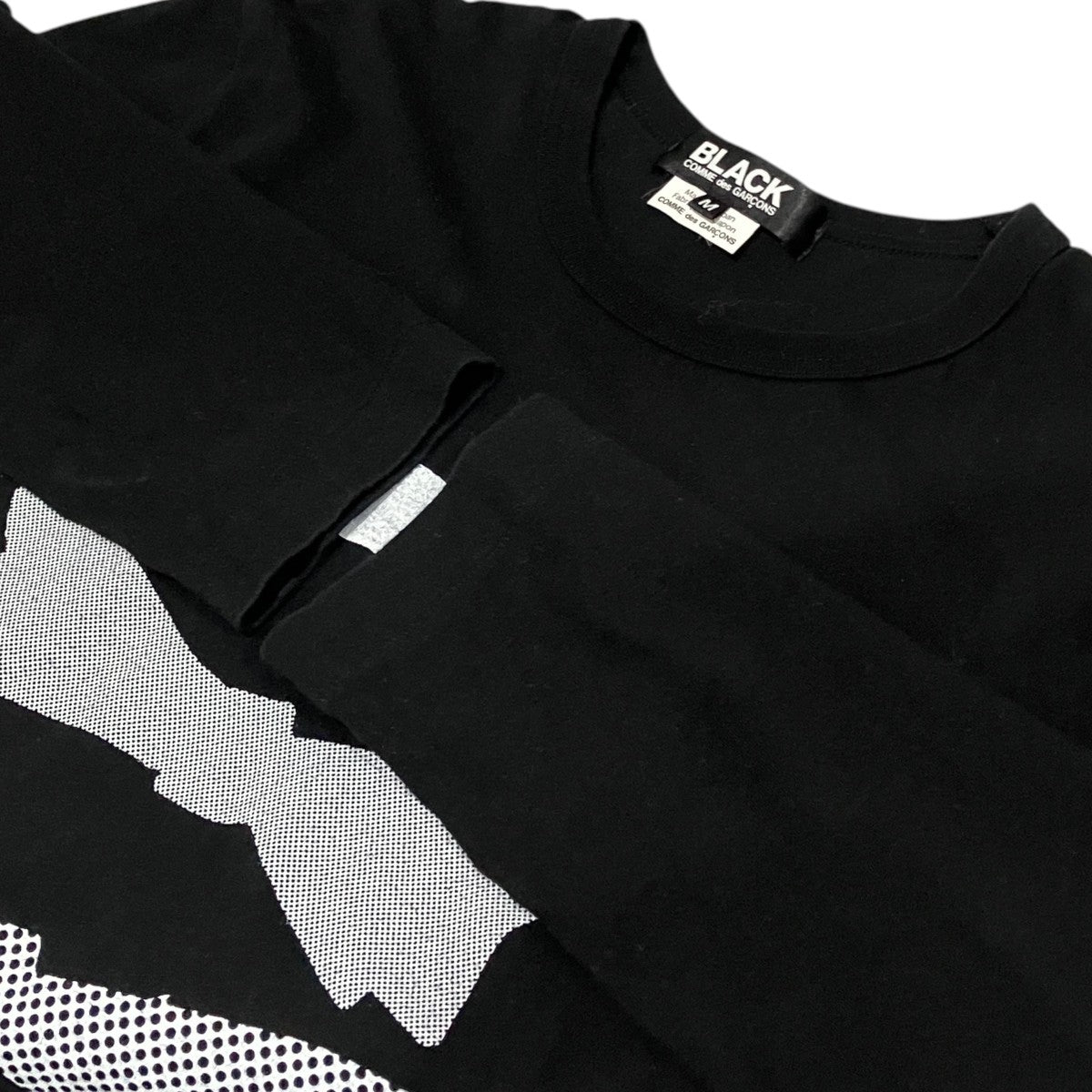 BLACK COMME des GARCONS 23AW3連リボン長袖TシャツLL-T005 古着・中古-5枚目のアイテム画像