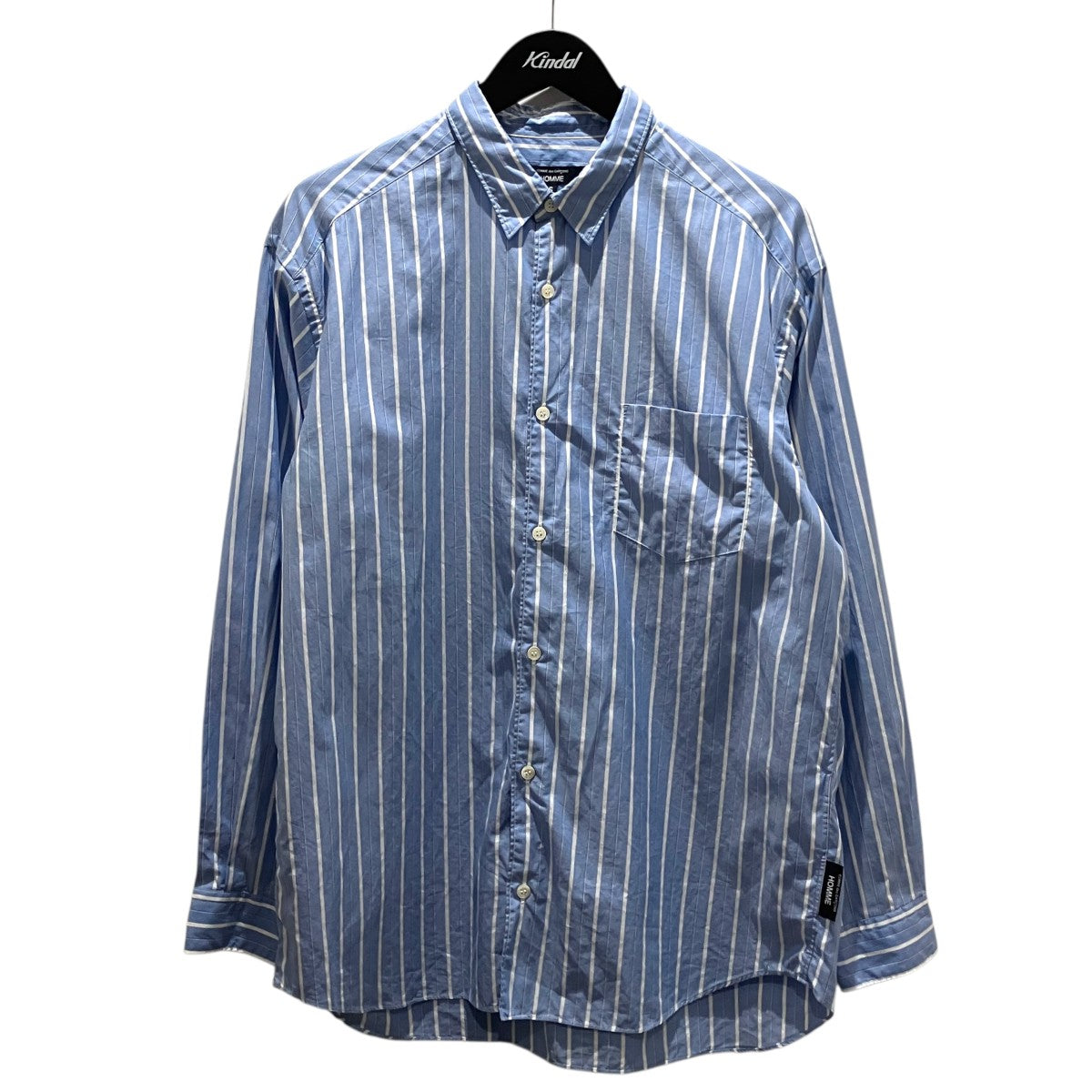 COMME des GARCONS HOMME 25AW長袖ストライプシャツHP-B010 古着・中古-1枚目のアイテム画像