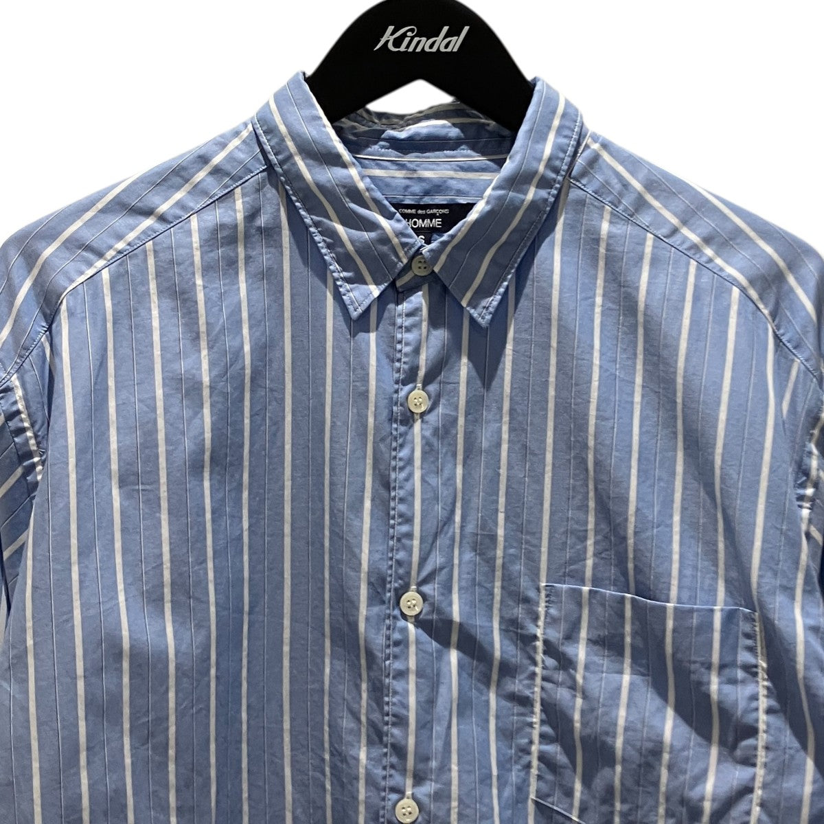 COMME des GARCONS HOMME 25AW長袖ストライプシャツHP-B010 古着・中古-3枚目のアイテム画像
