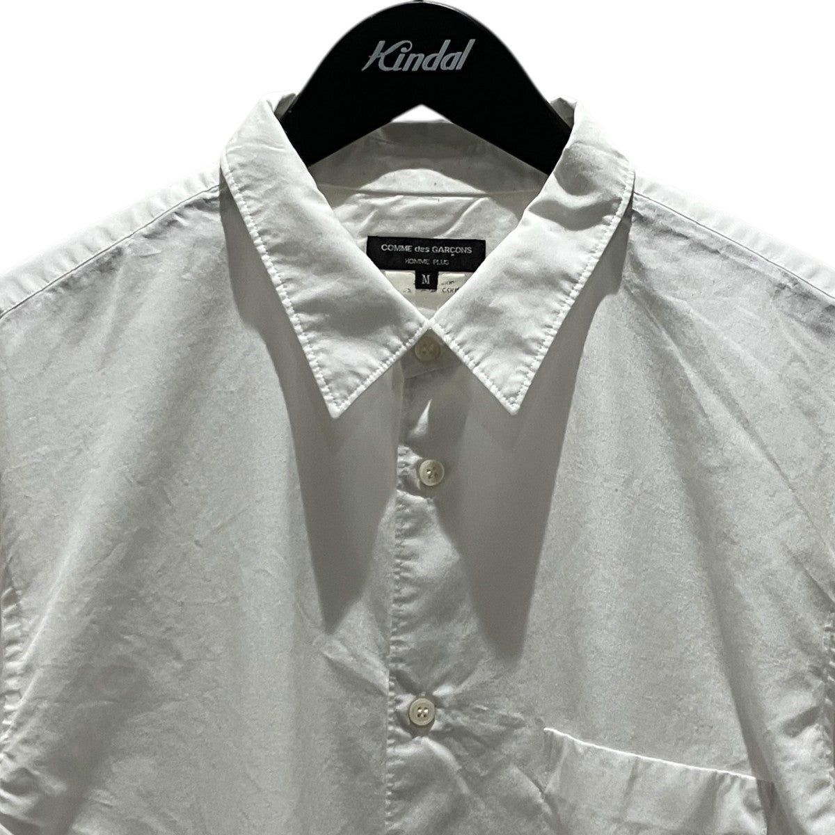 COMME des GARCONS HOMME PLUS 定番エステルスパンブロード厚ブラウスPZ-B004 古着・中古-3枚目のアイテム画像